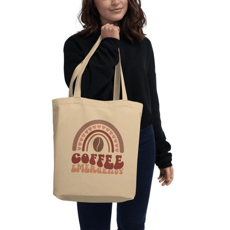 BREW BREAK: COFFEE EMERGENCY - Eco Nurse Tote Bag