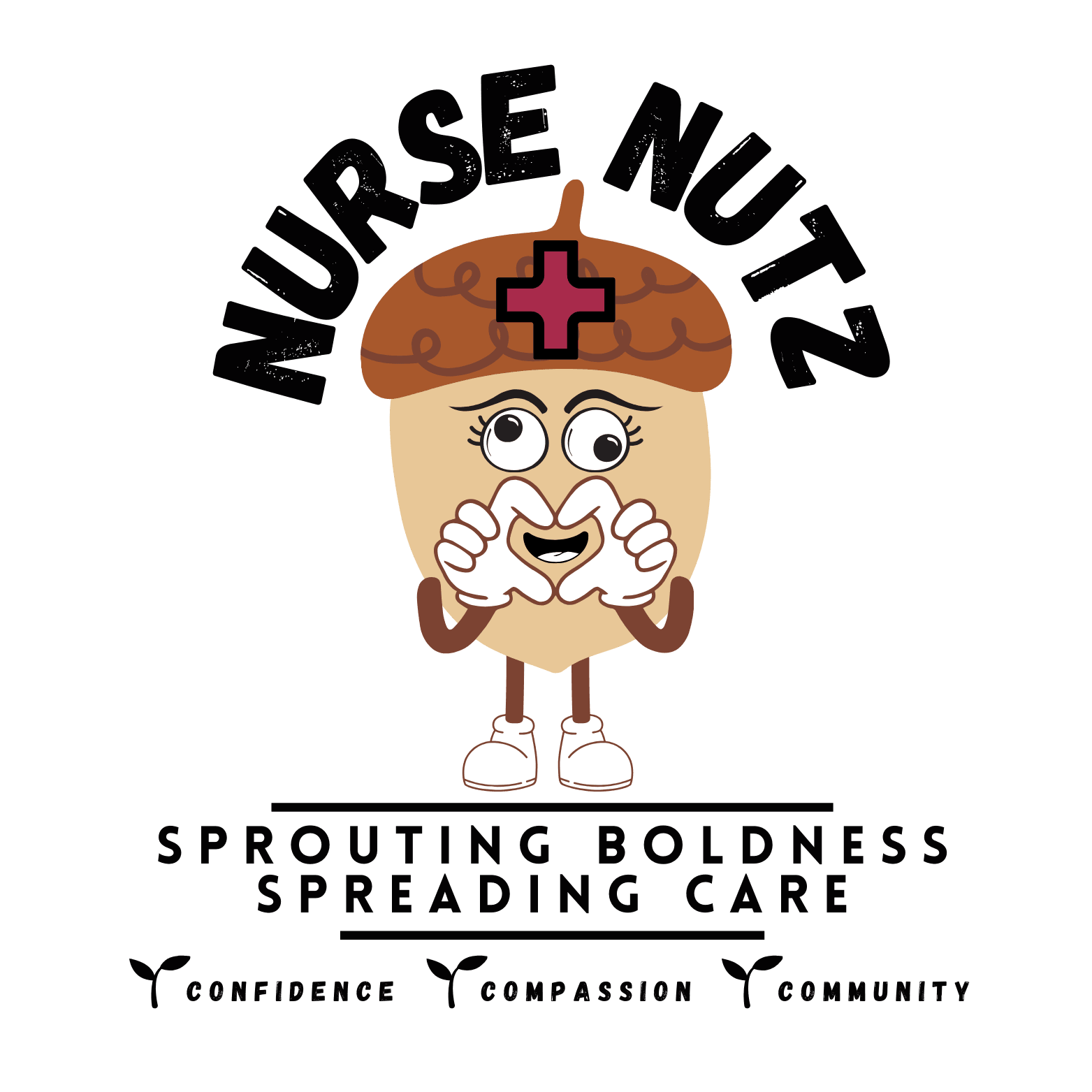 NURSE NUTZ LOGO - Nurse Sticker