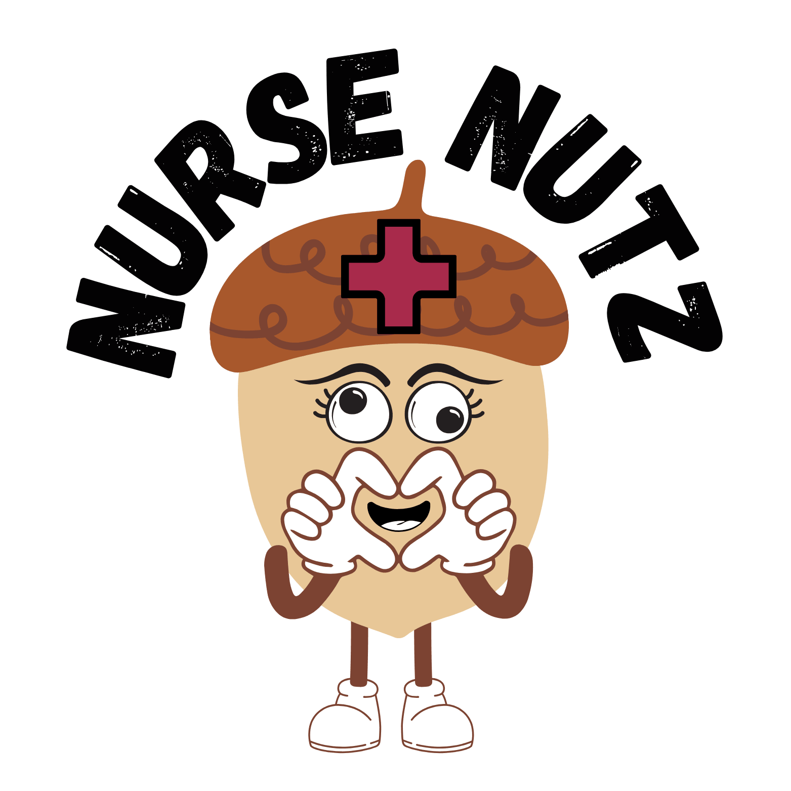 NURSE NUTZ LOGO - Nurse Scrunchie