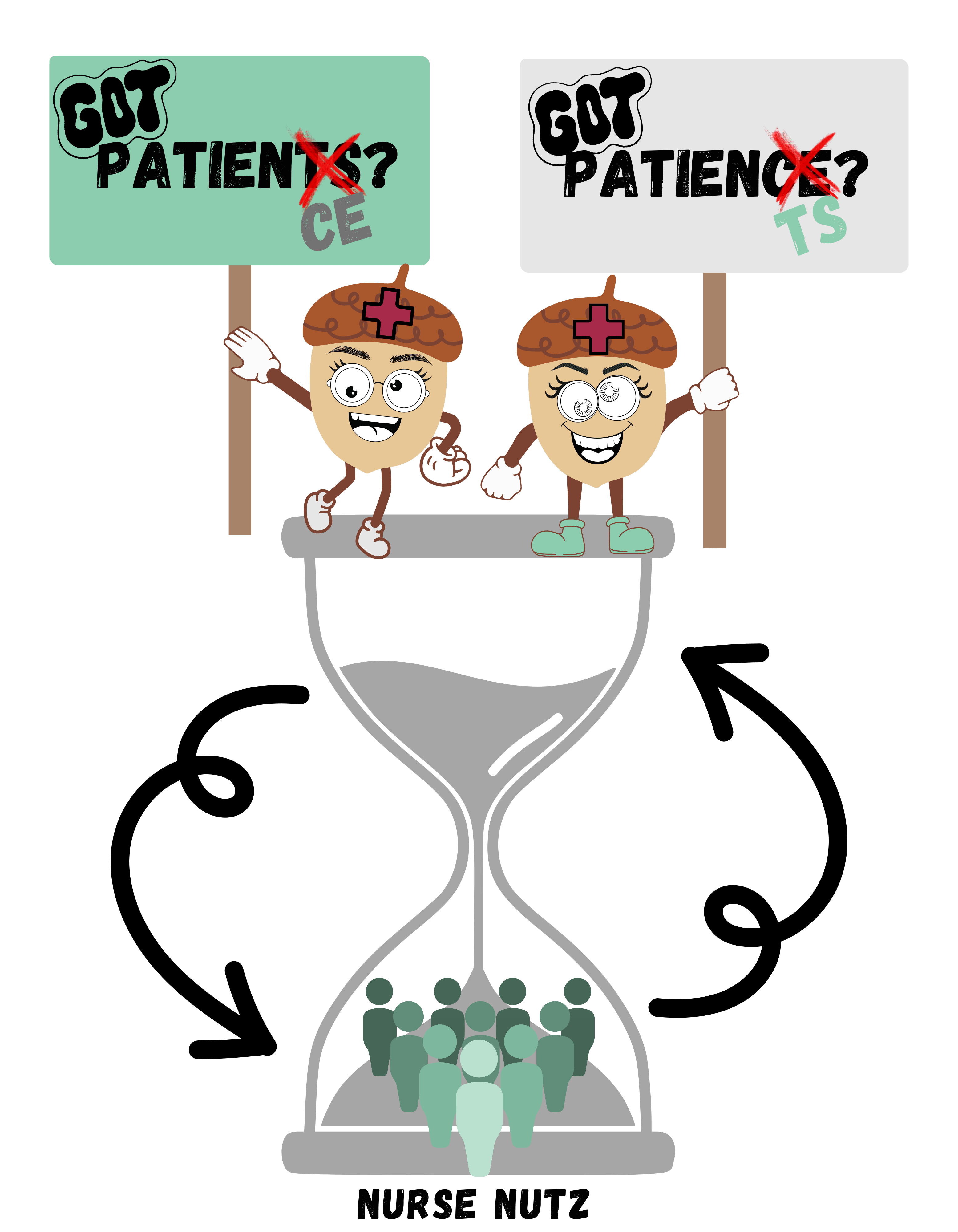 GOT PATIENTS? GOT PATIENCE? - Nurse Scrunchie