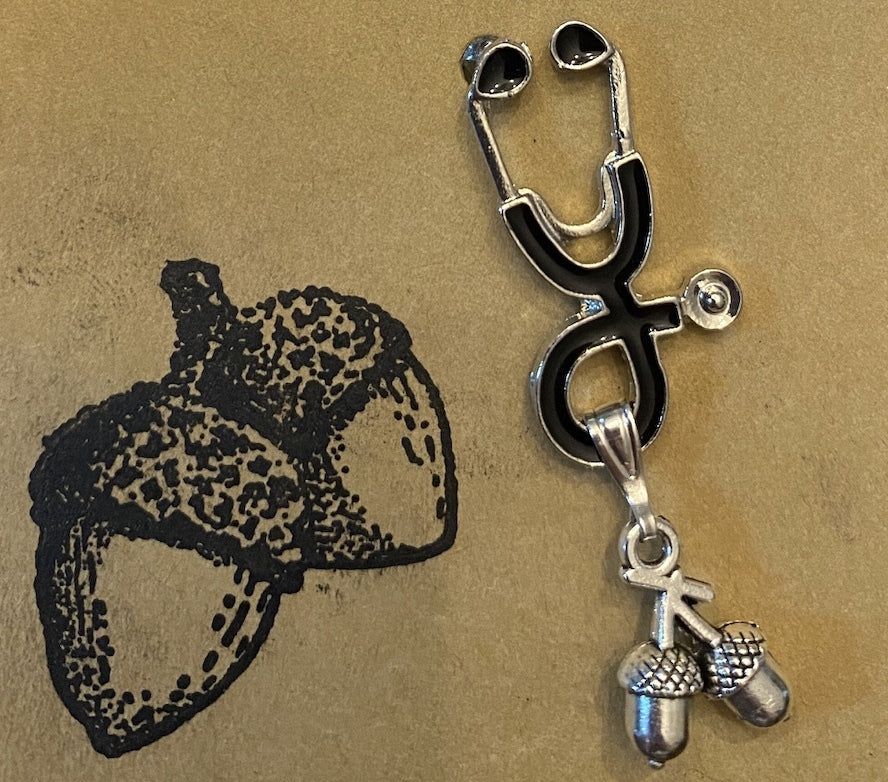 ROCK A PAIR, SHOW YOU CARE! - Nurse Pin (Hand-Made/Hand-Assembled - Original to Nurse Nutz)