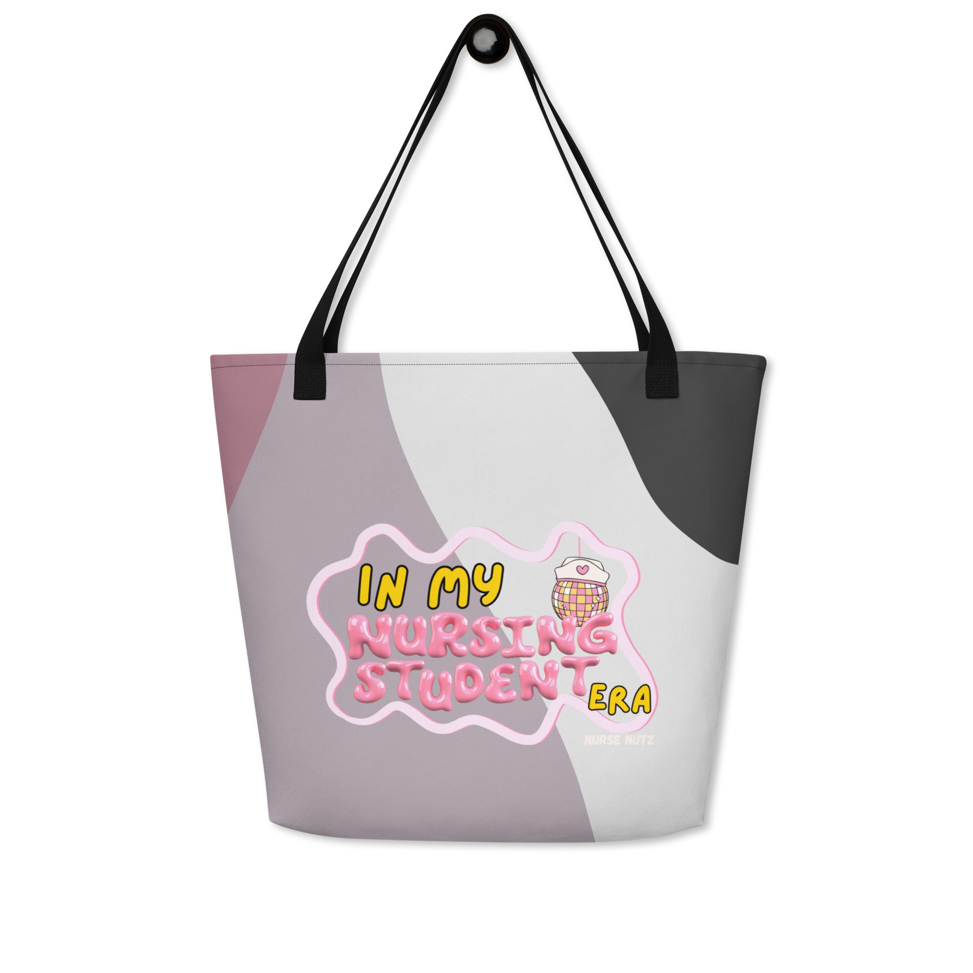 IN MY NURSING STUDENT ERA - Large Nurse Tote Bag