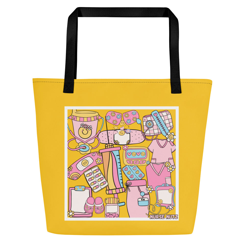 VIBRANT NURSE - Large Nurse Tote Bag