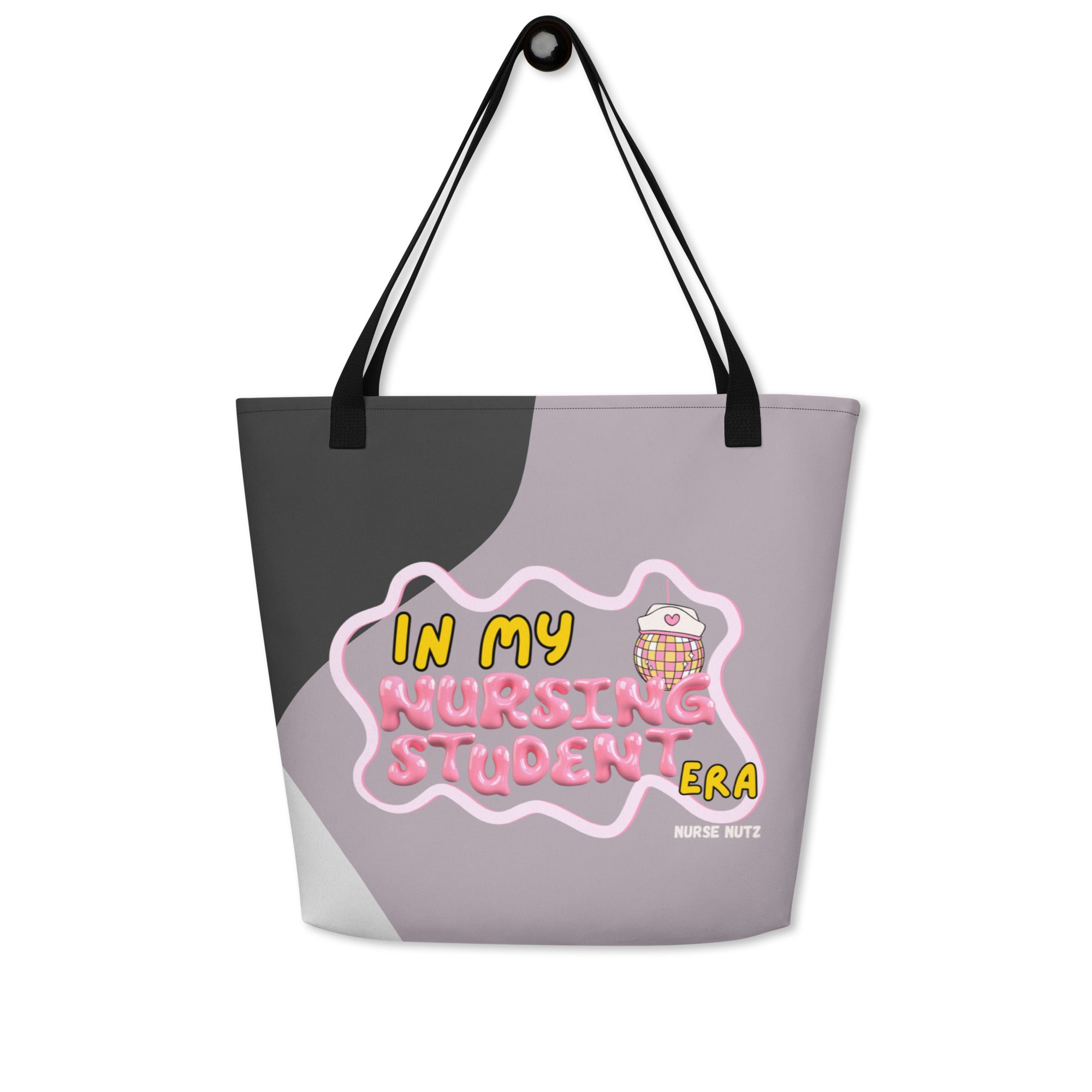 IN MY NURSING STUDENT ERA - Large Nurse Tote Bag