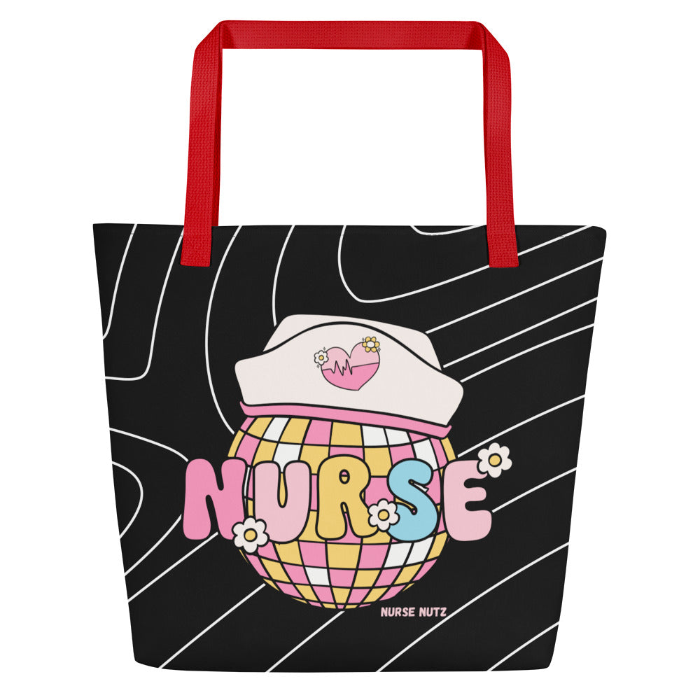 VIBRANT NURSE - Large Nurse Tote Bag