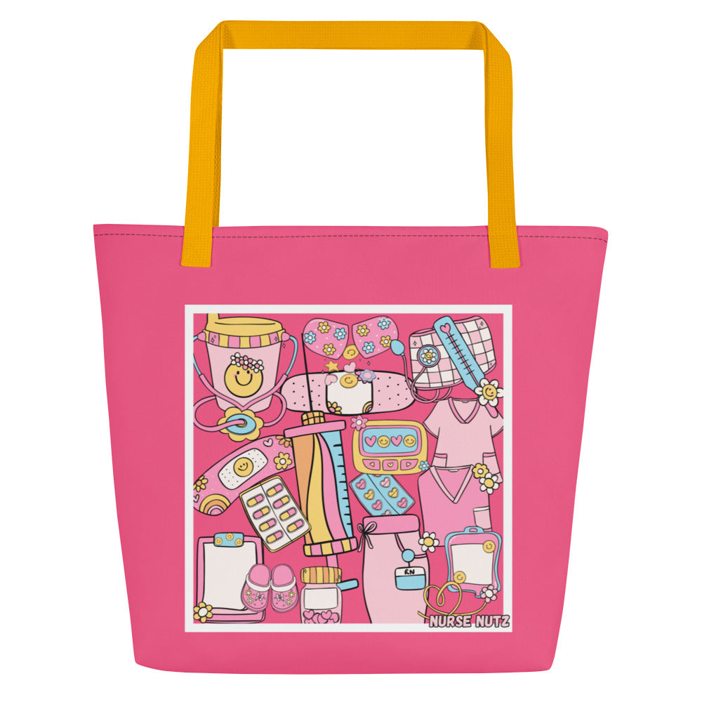 VIBRANT NURSE - Large Nurse Tote Bag