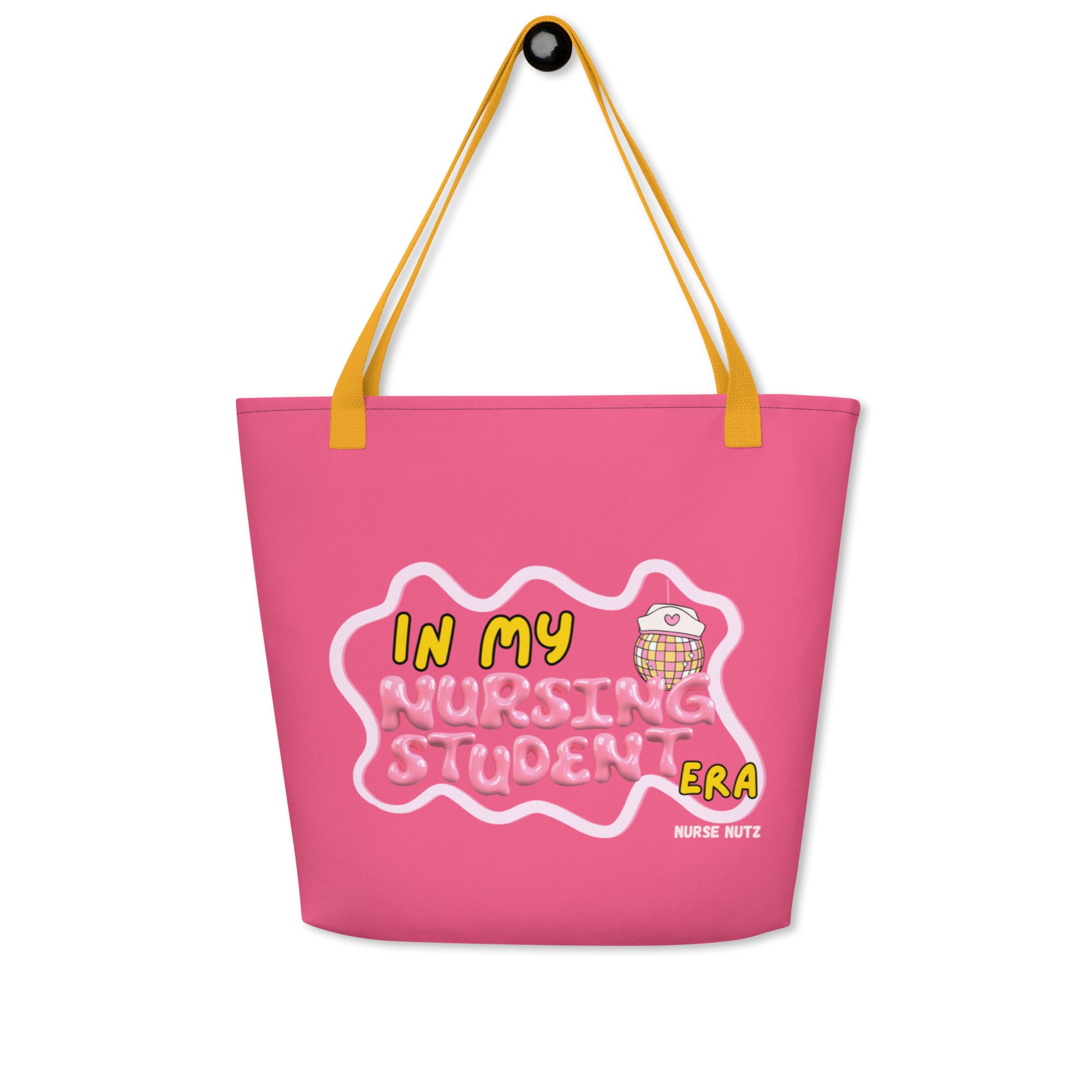 IN MY NURSING STUDENT ERA - Large Nurse Tote Bag