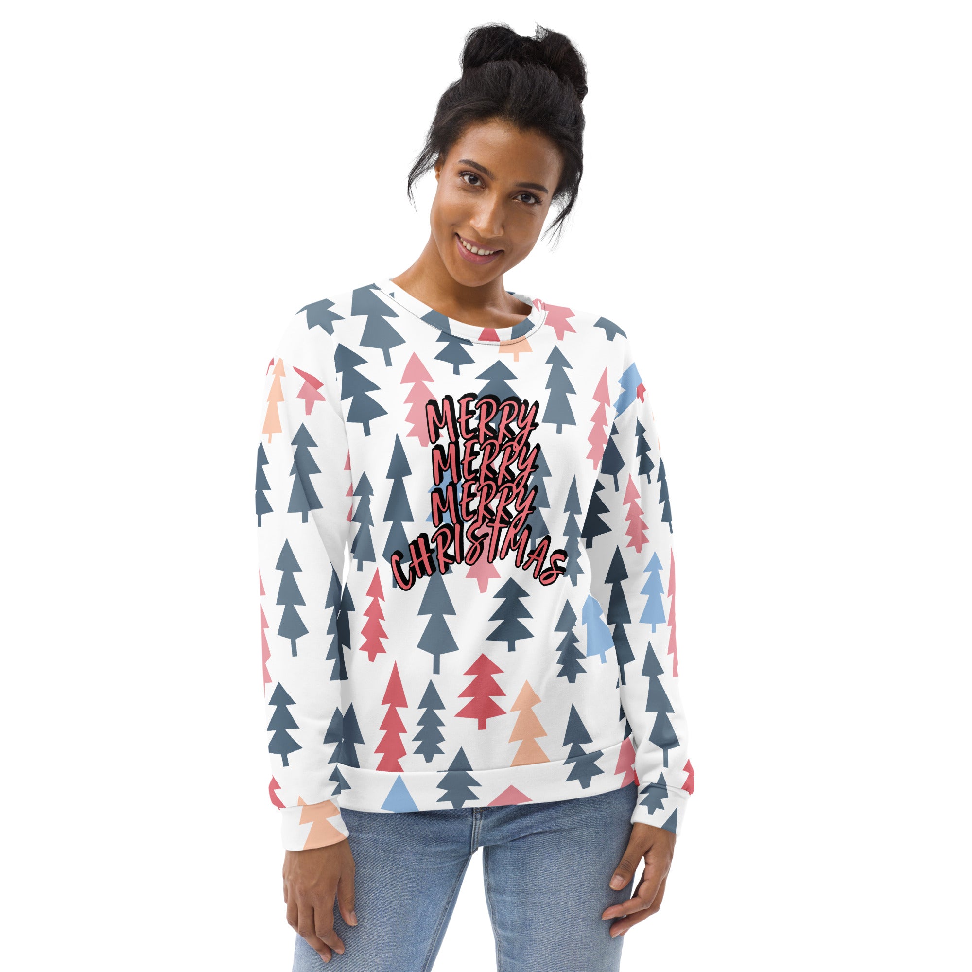 Merry, Merry, Merry Christmas - Christmas Nurse Sweatshirt (Unisex)