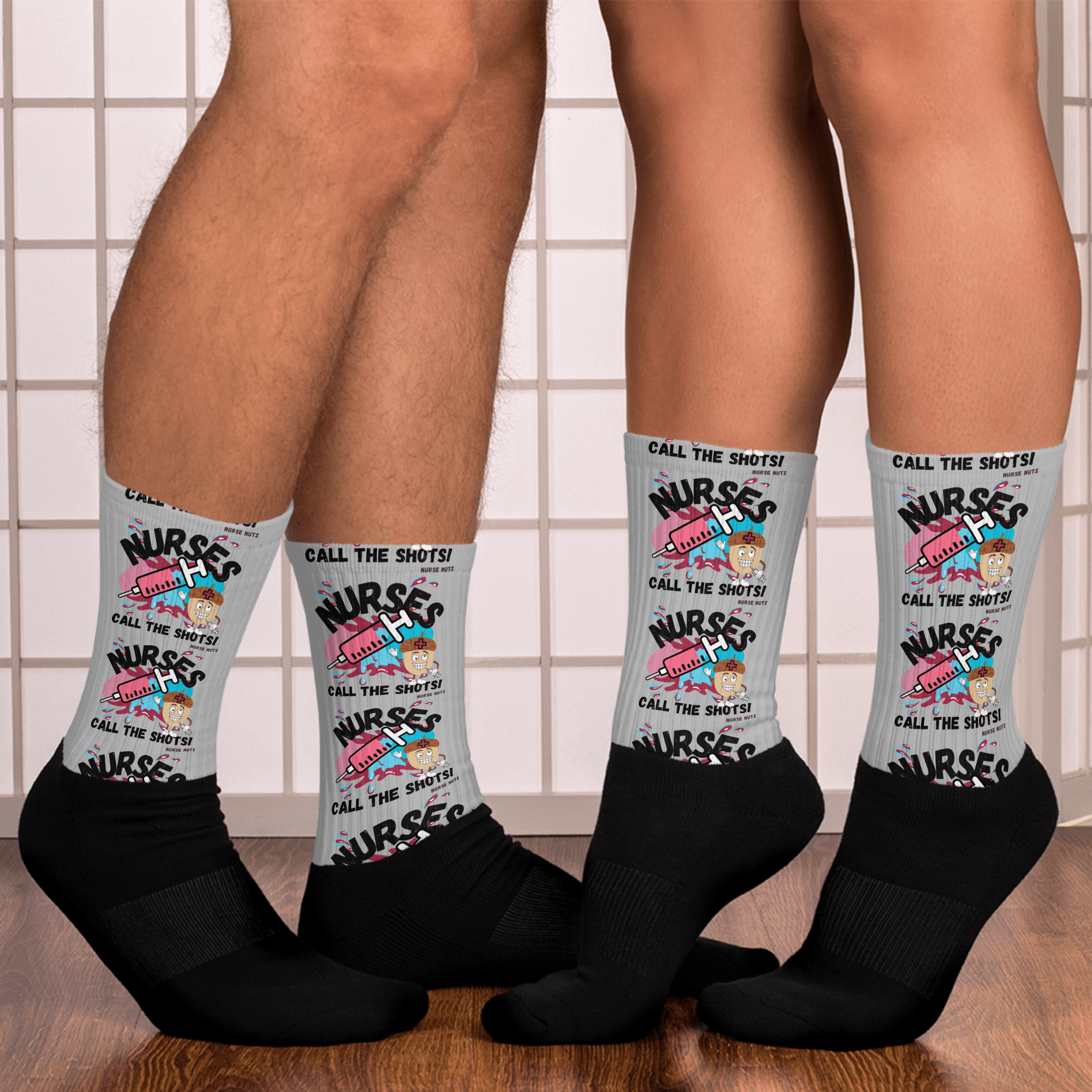 NURSES CALL THE SHOTS - Nurse Socks