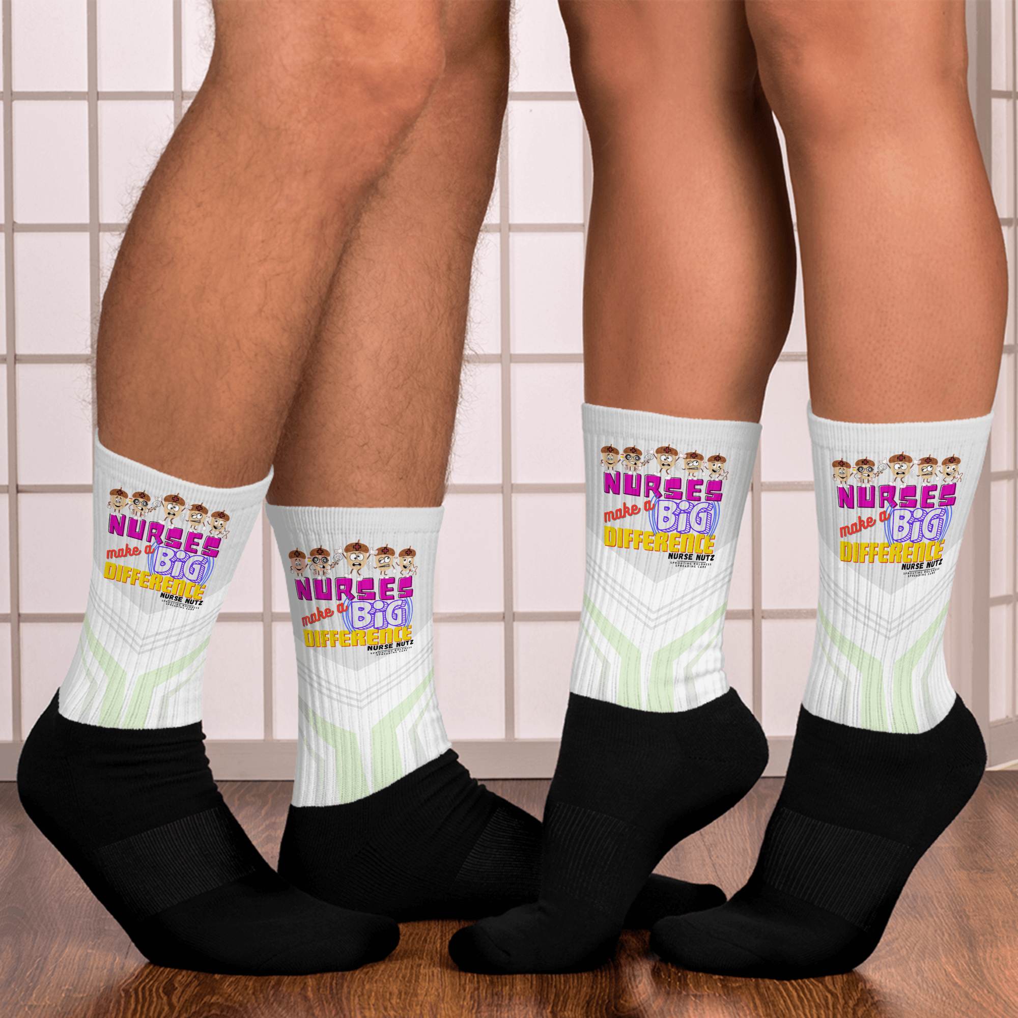 NURSES MAKE A BIG DIFFERENCE - Nurse Socks