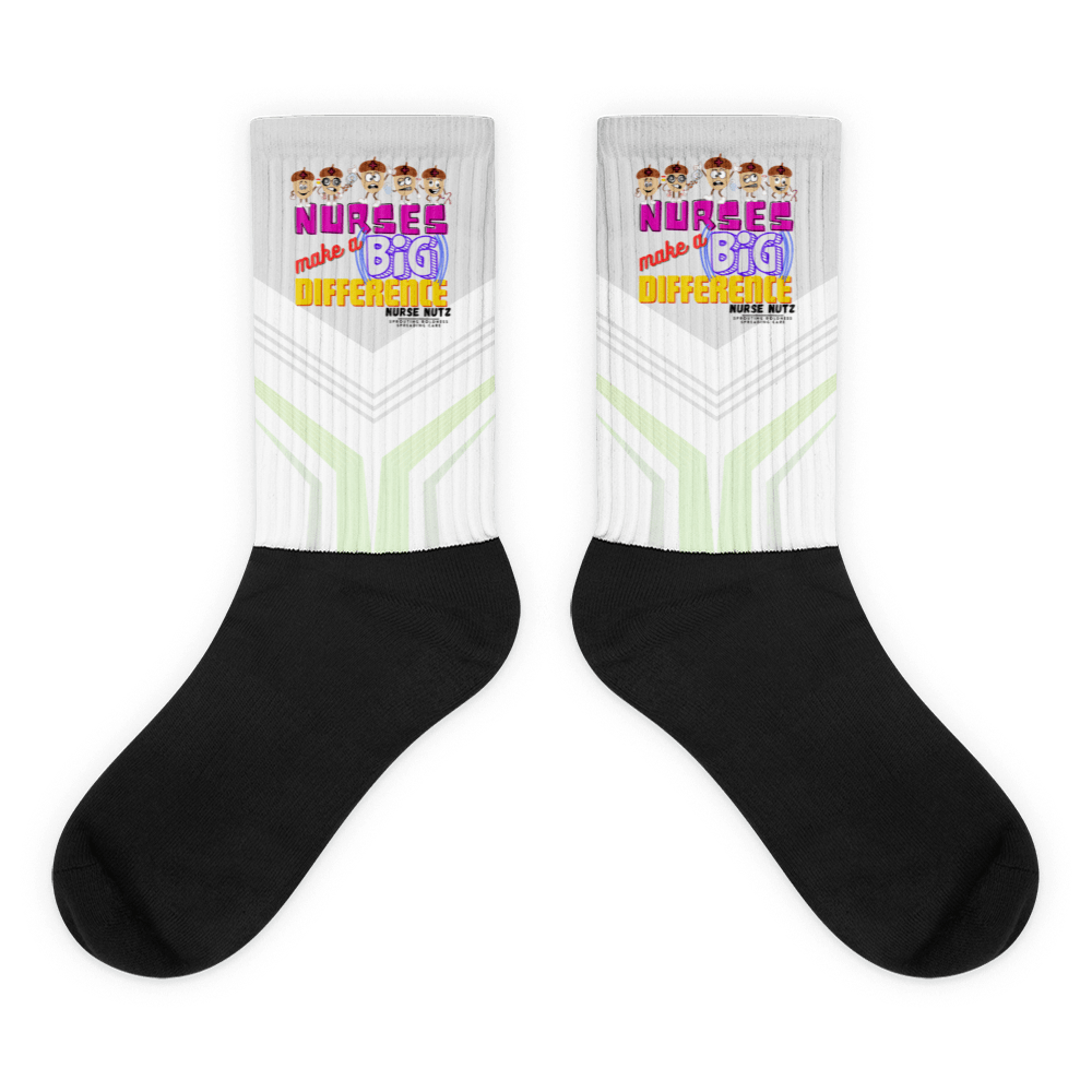 NURSES MAKE A BIG DIFFERENCE - Nurse Socks