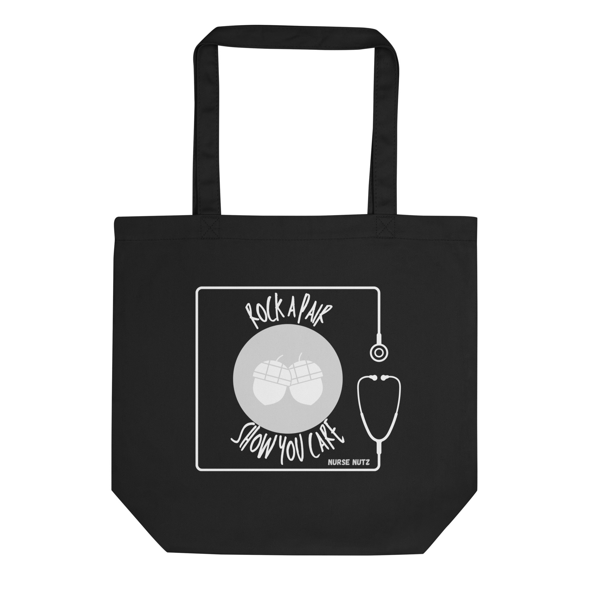 ROCK A PAIR, SHOW YOU CARE! - Eco Nurse Tote Bag