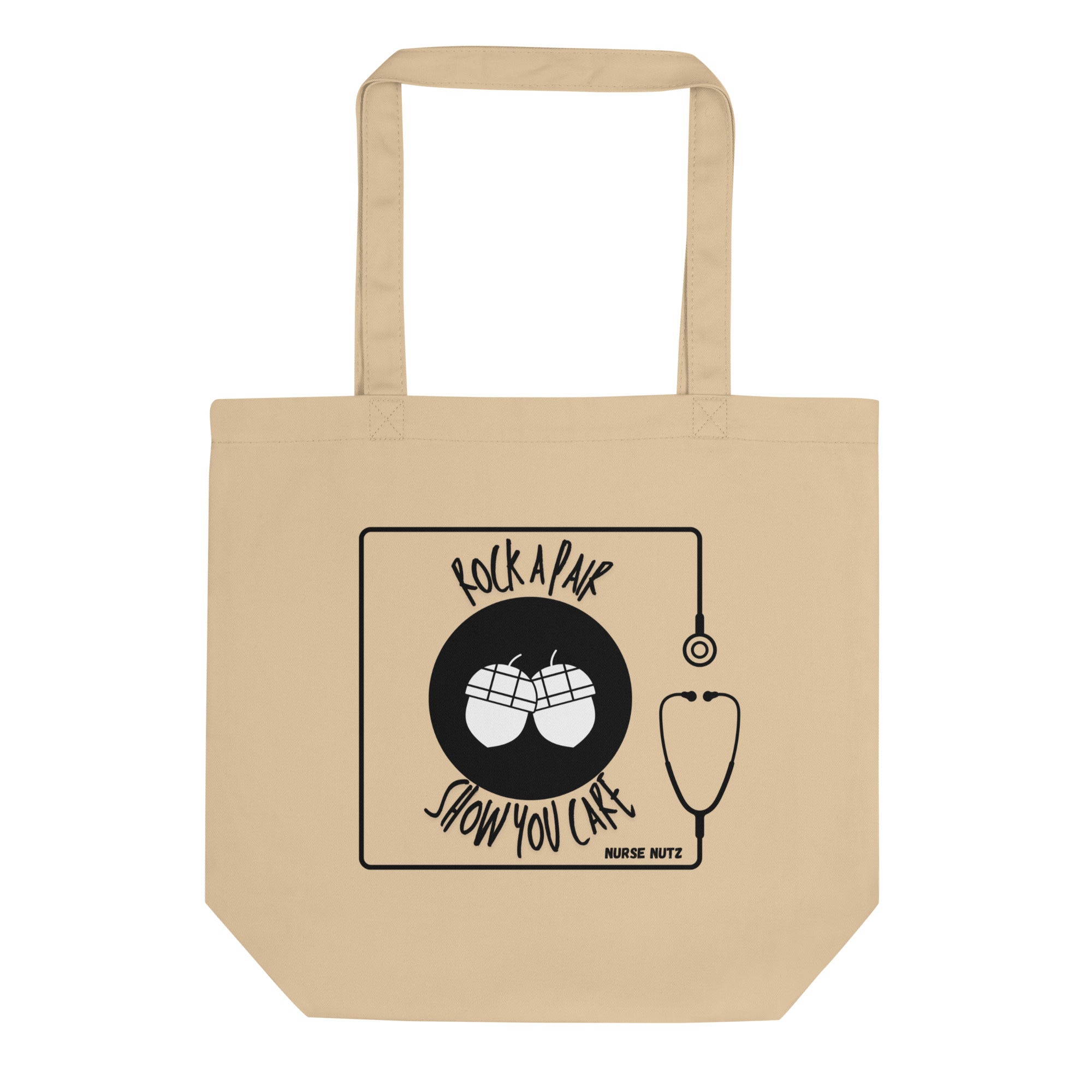 ROCK A PAIR, SHOW YOU CARE! - Eco Nurse Tote Bag