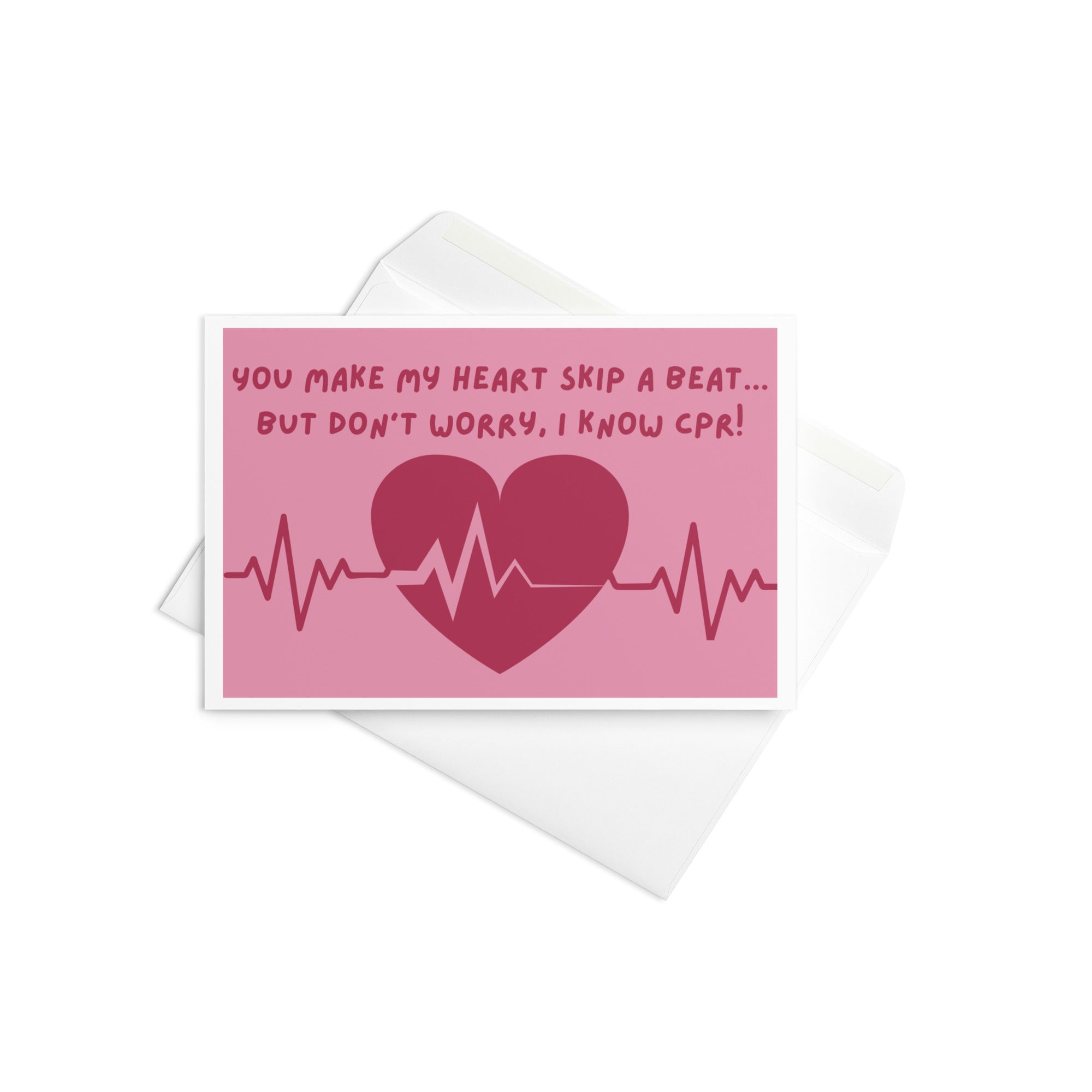 You Make My Heart Skip a Beat - Nurse Valentine's Day Card