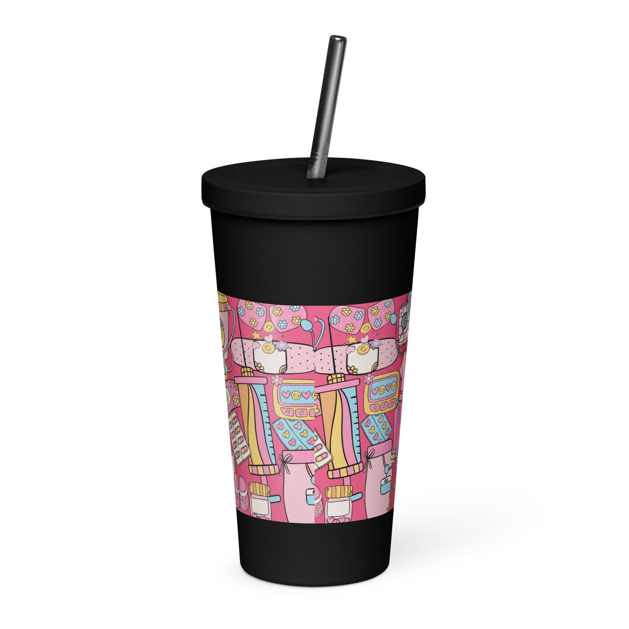 IN MY NURSE ERA - Nurse Tumbler (Insulated with Straw)