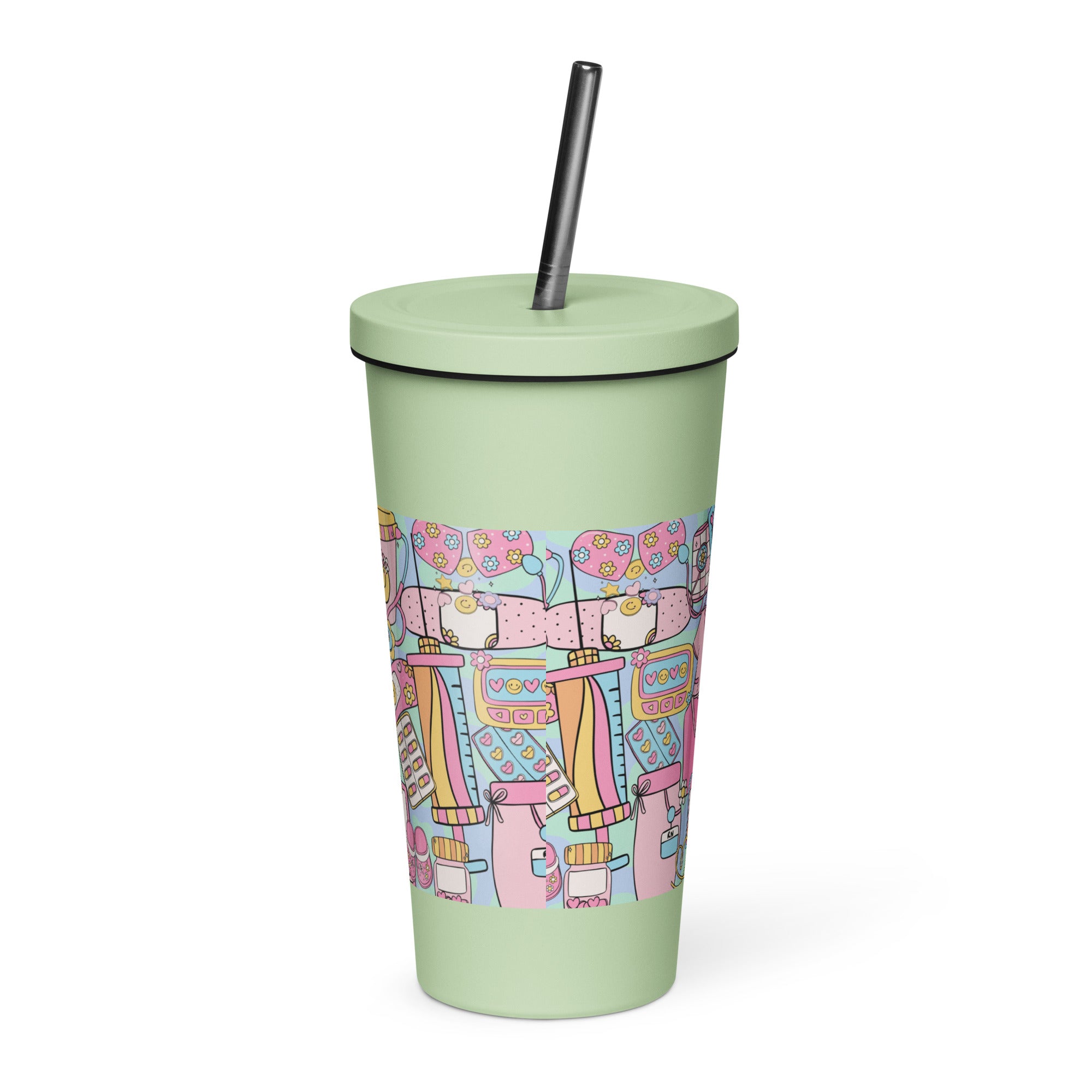 IN MY NURSE ERA - Nurse Tumbler (Insulated with Straw)