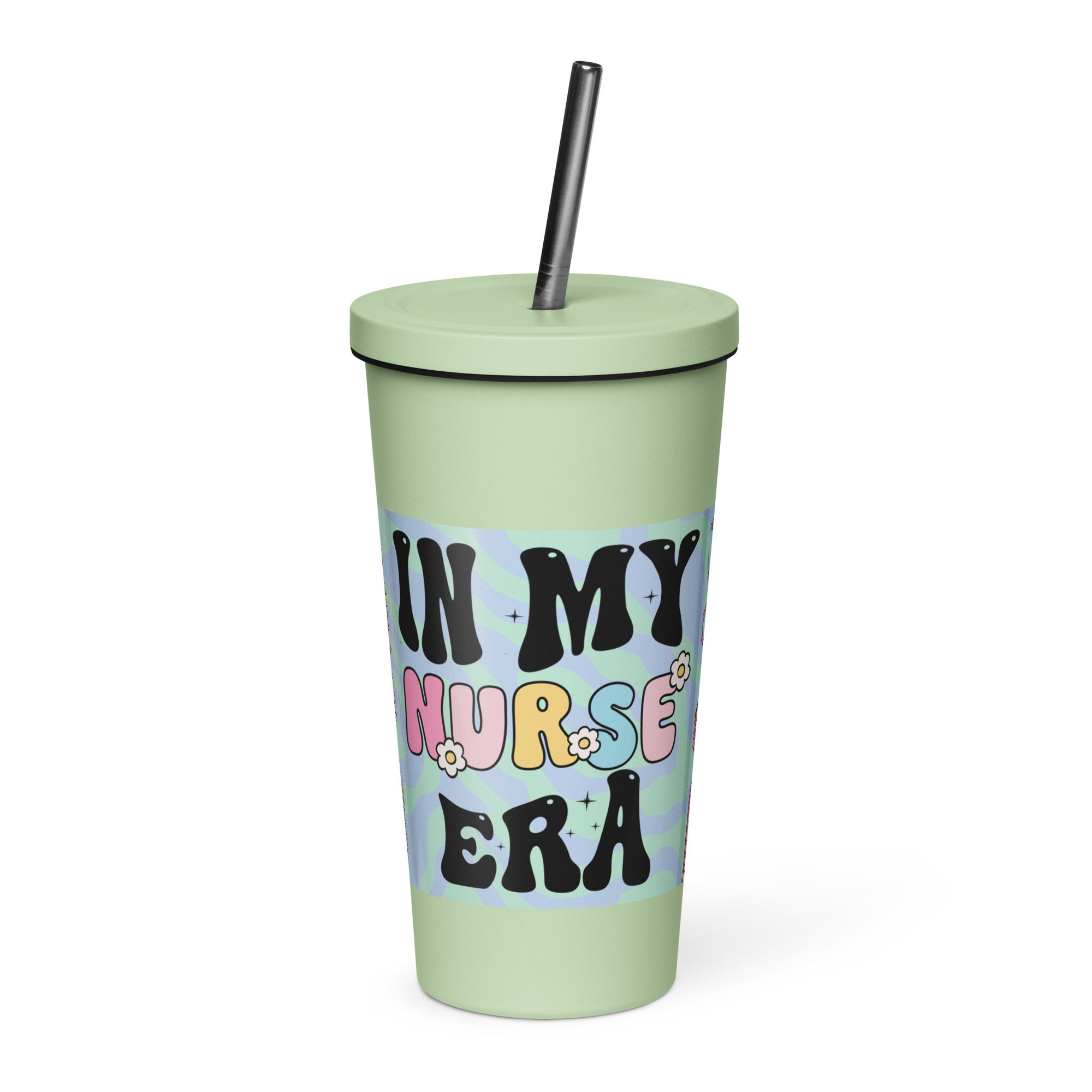 IN MY NURSE ERA - Nurse Tumbler (Insulated with Straw)