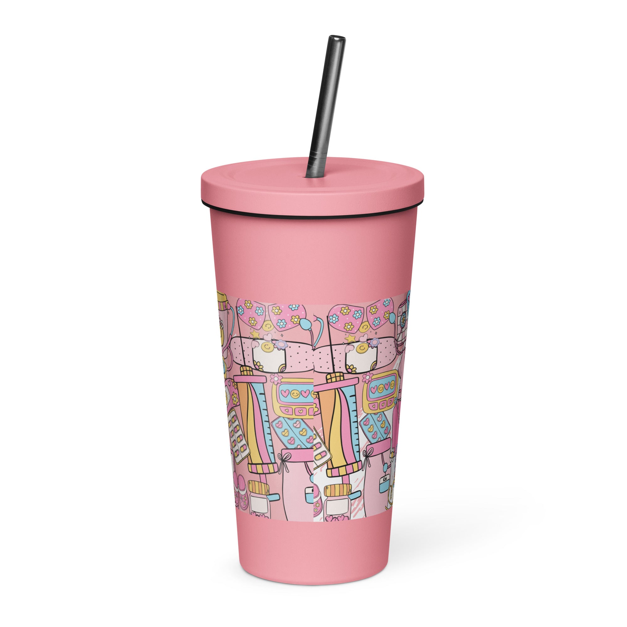 IN MY NURSE ERA - Nurse Tumbler (Insulated with Straw)