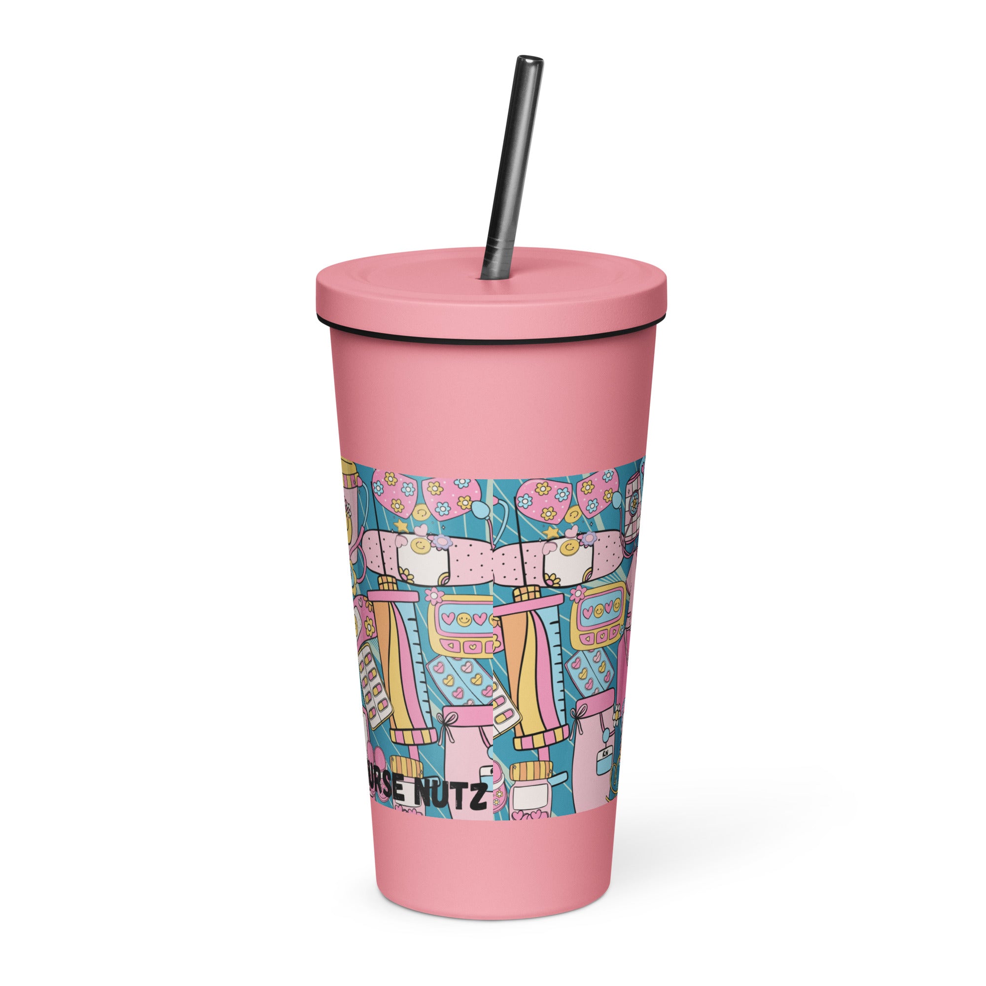 IN MY STUDENT NURSE ERA - Nurse Tumbler (Insulated with Straw)