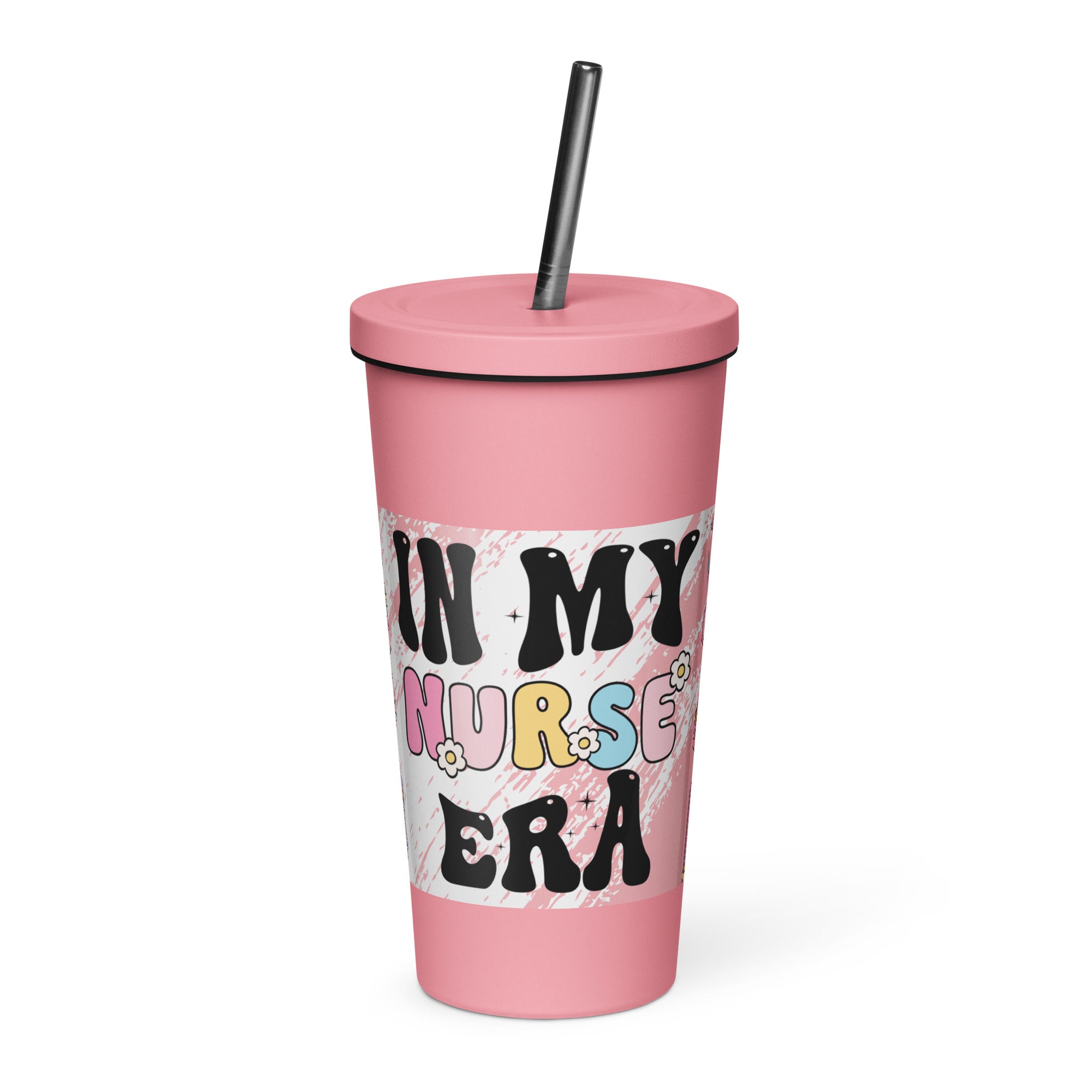 IN MY NURSE ERA - Nurse Tumbler (Insulated with Straw)