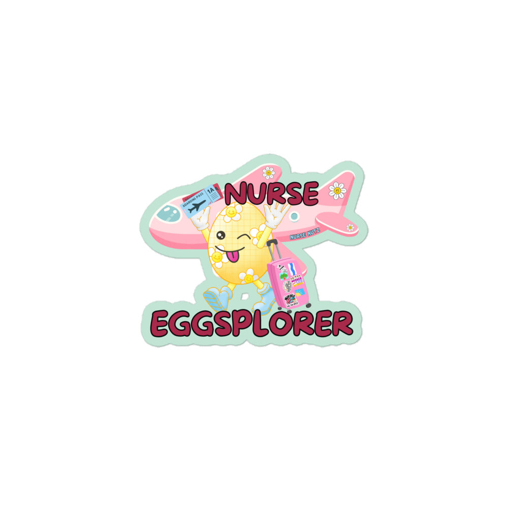 NURSE EGGSPLORER - Nurse Sticker