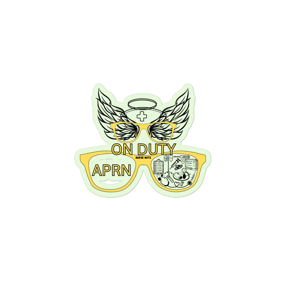 ON DUTY APRN - Nurse Sticker