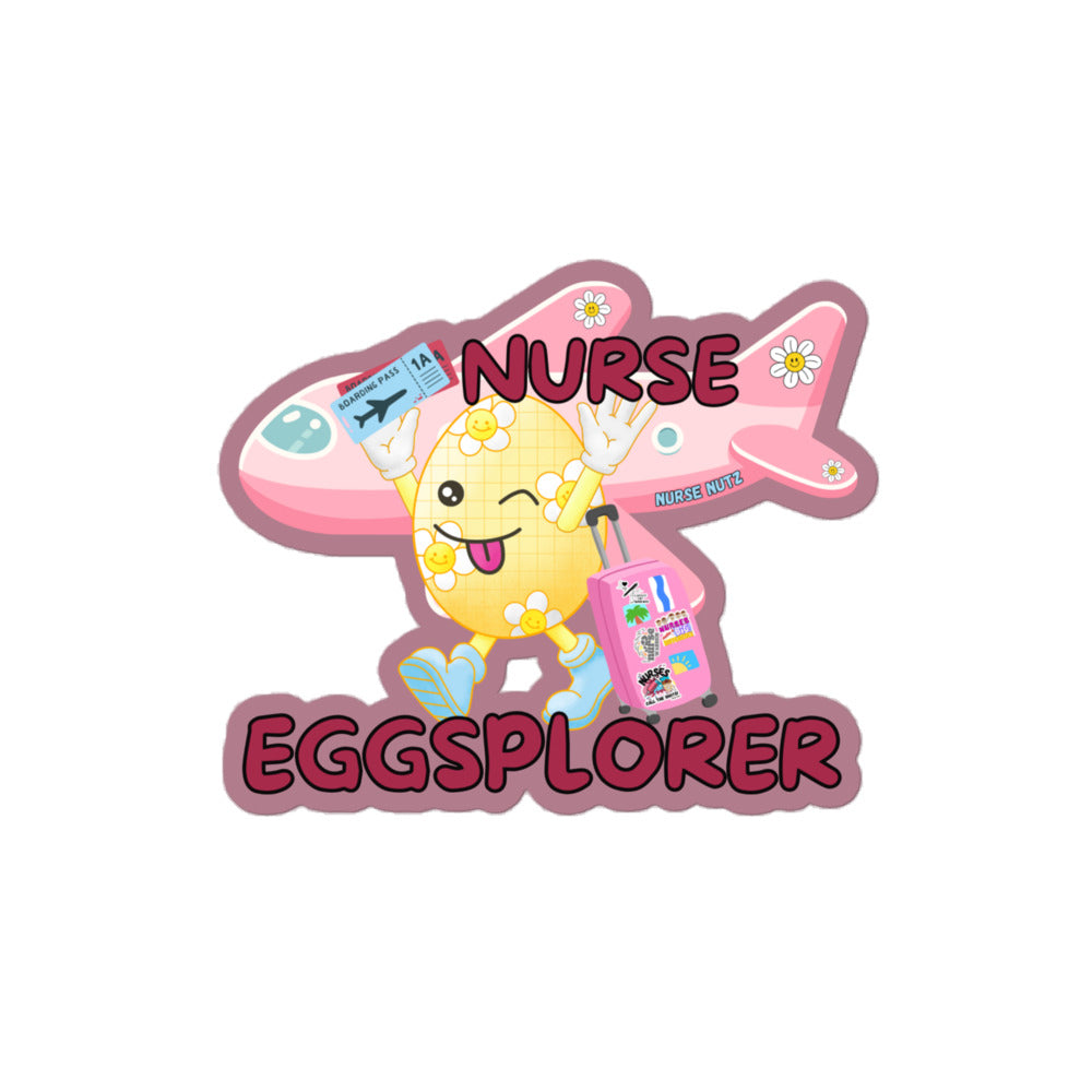 NURSE EGGSPLORER - Nurse Sticker