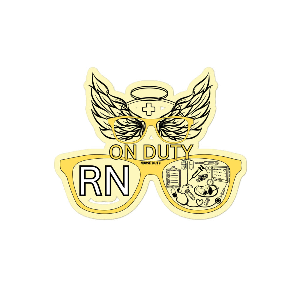 ON DUTY RN - Nurse Sticker