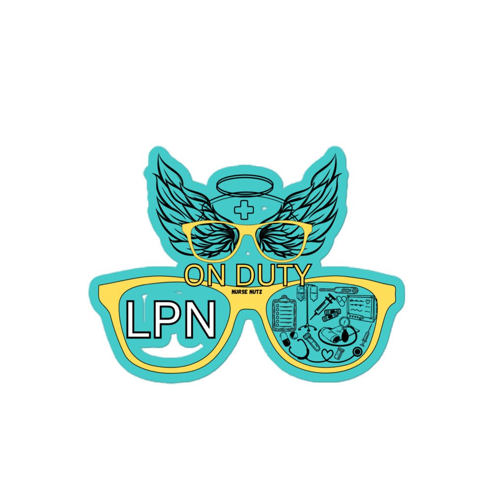 ON DUTY LPN - Nurse Sticker