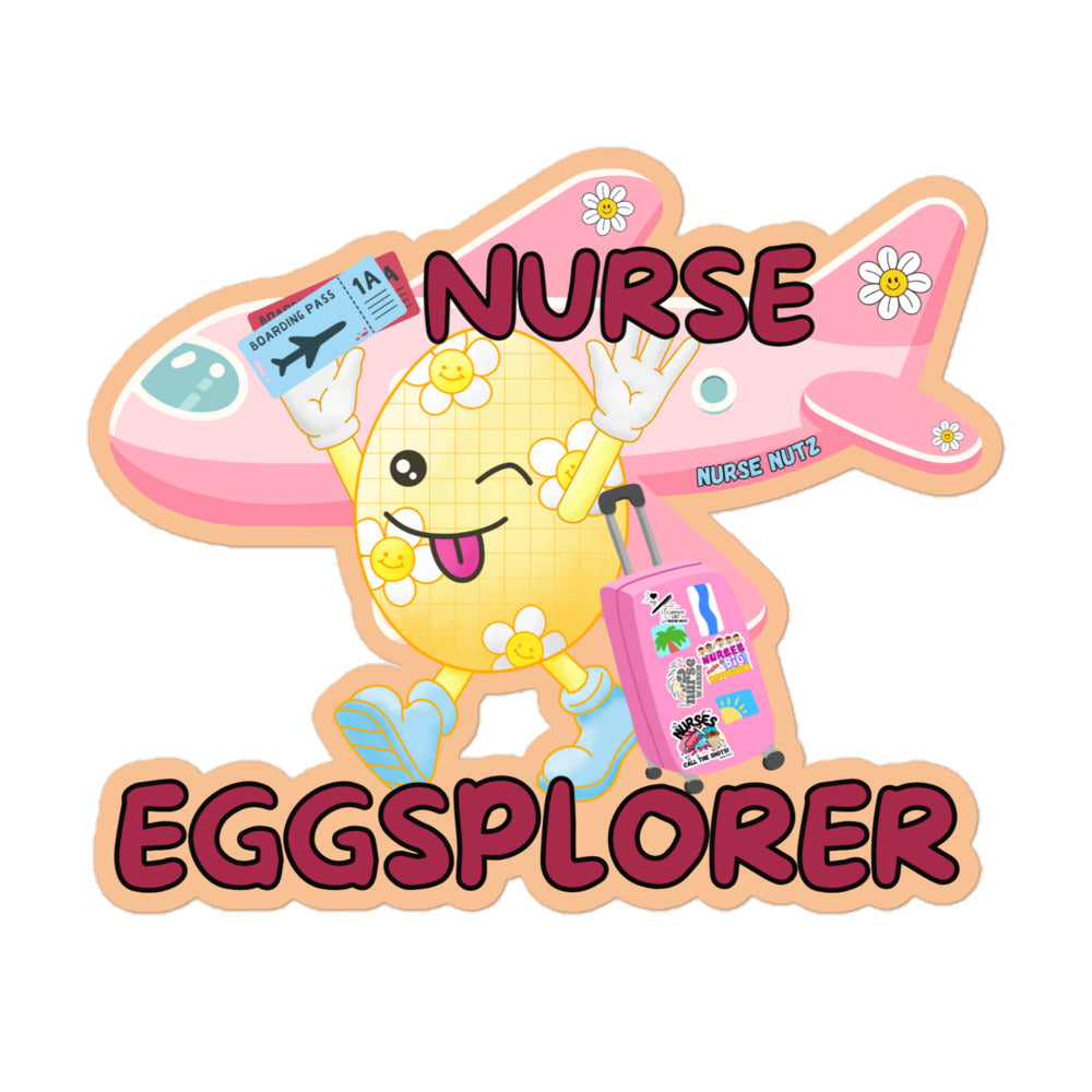 NURSE EGGSPLORER - Nurse Sticker