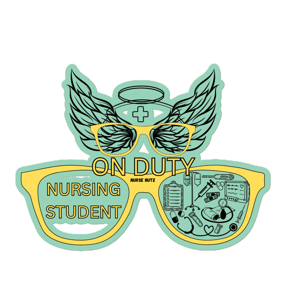 ON DUTY NURSING STUDENT - Nurse Sticker