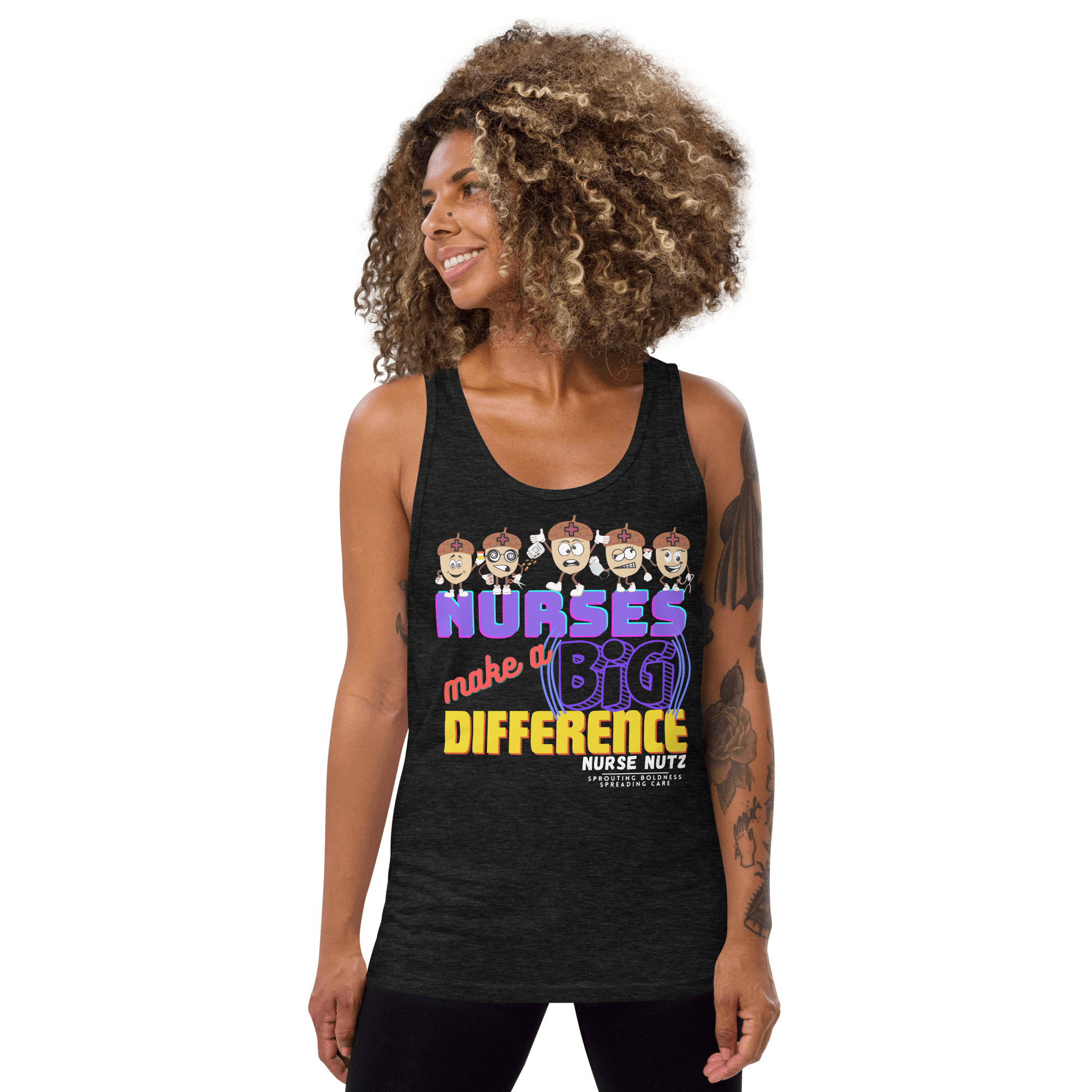 NURSES MAKE A BIG DIFFERENCE - Men's (Unisex) Tank