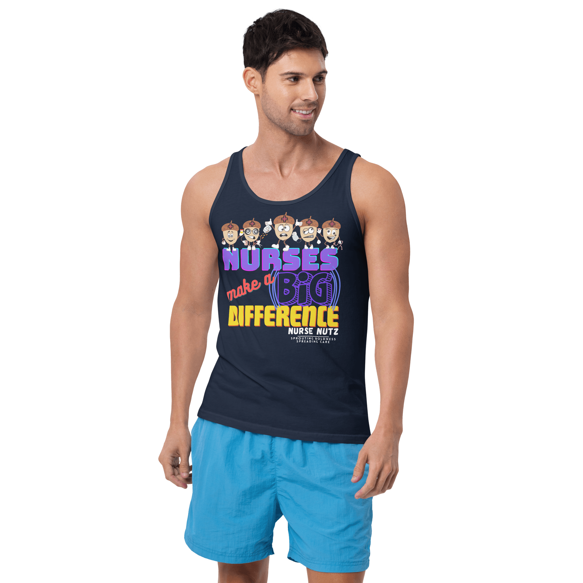 NURSES MAKE A BIG DIFFERENCE - Men's (Unisex) Tank