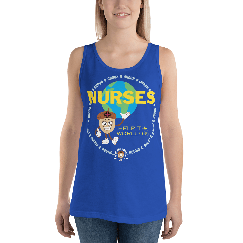 NURSES HELP THE WORLD GO ROUND & ROUND... - Men's (Unisex) Tank