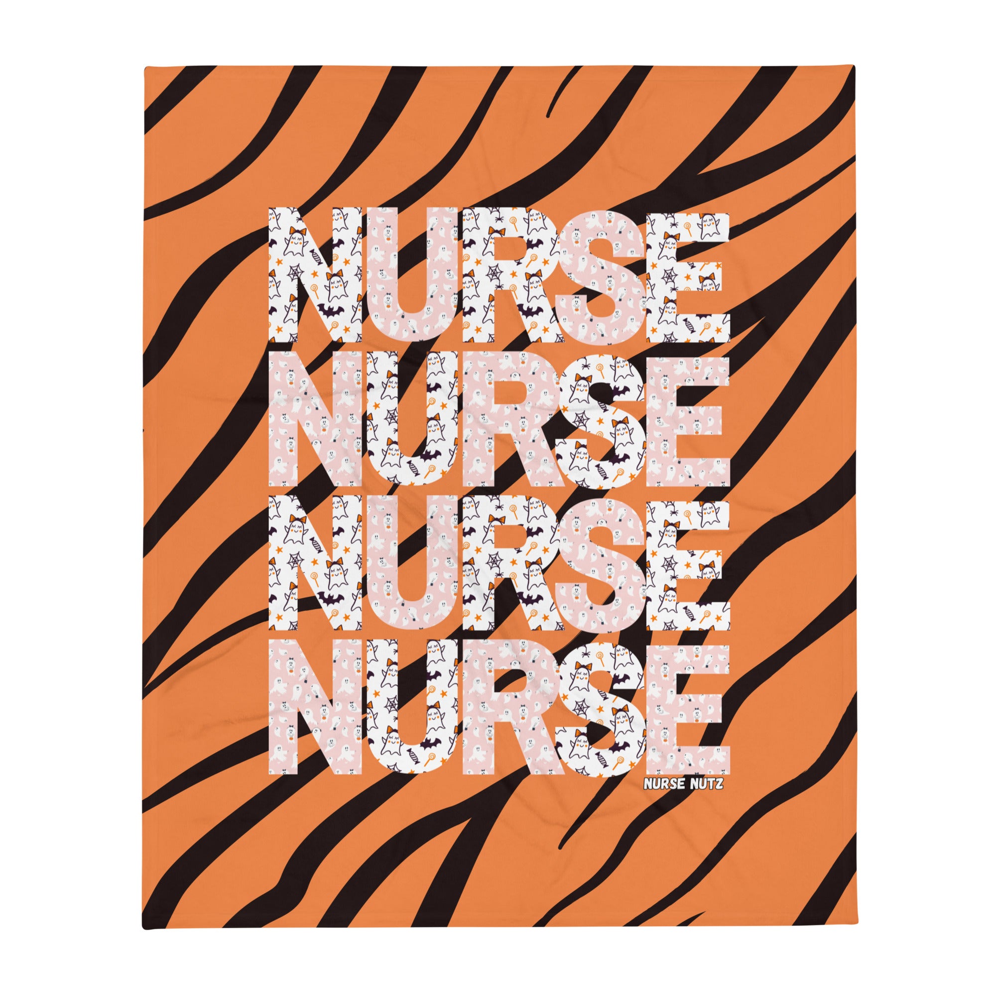 Boo Boo - Nurse Halloween Throw Blanket