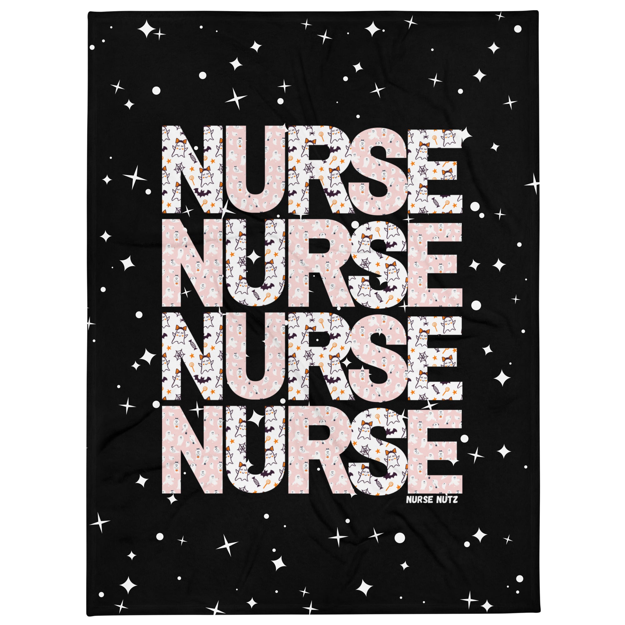 Boo Boo - Nurse Halloween Throw Blanket