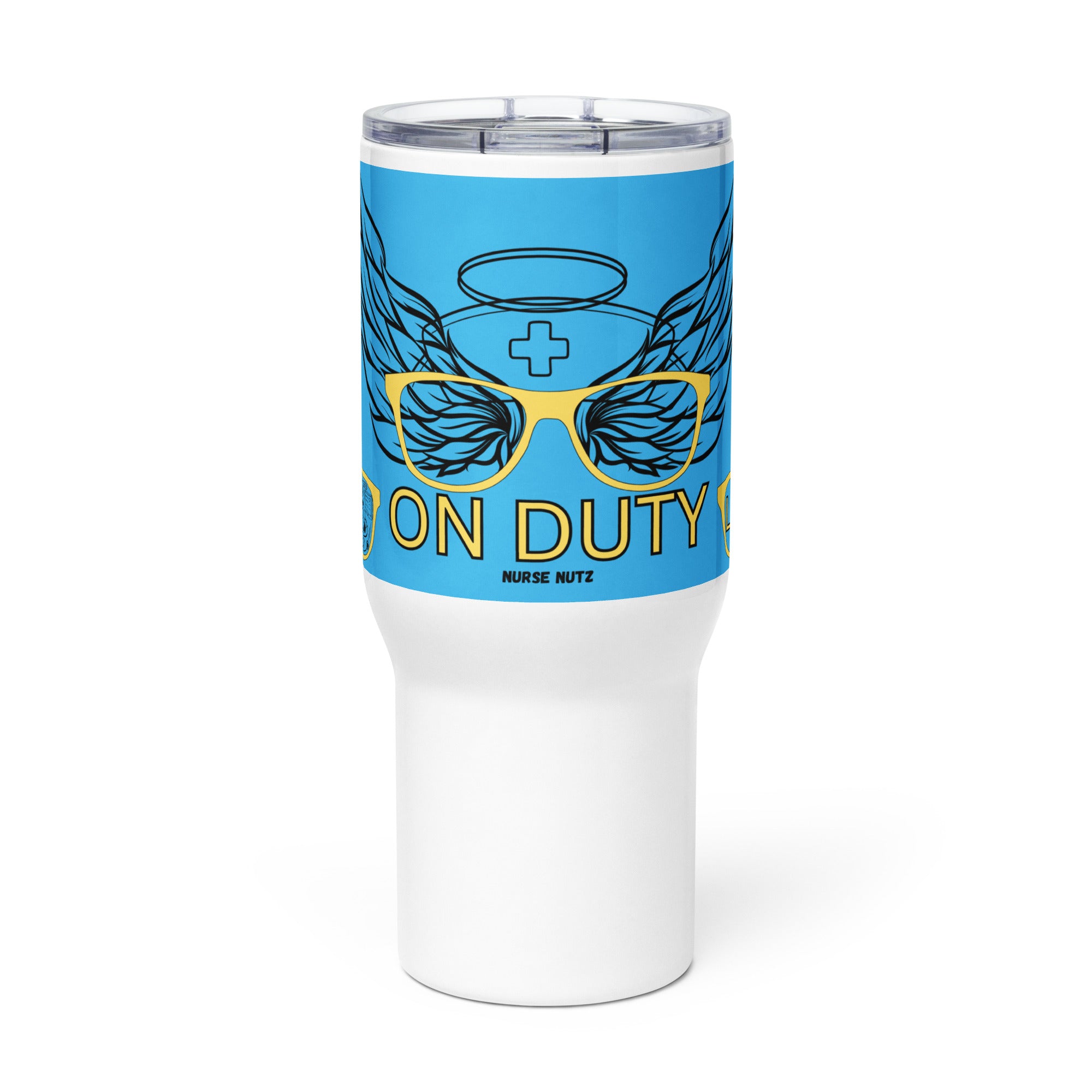 LPN ON DUTY - Nurse Tumbler (Travel Mug) With Handle