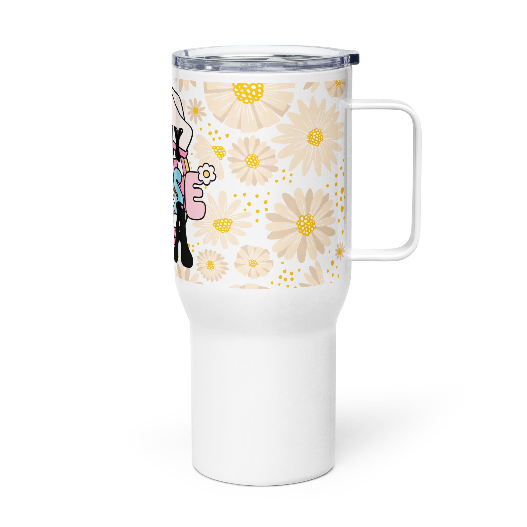 IN MY NURSE ERA (FLOWER) - Nurse Tumbler (Travel Mug) With Handle