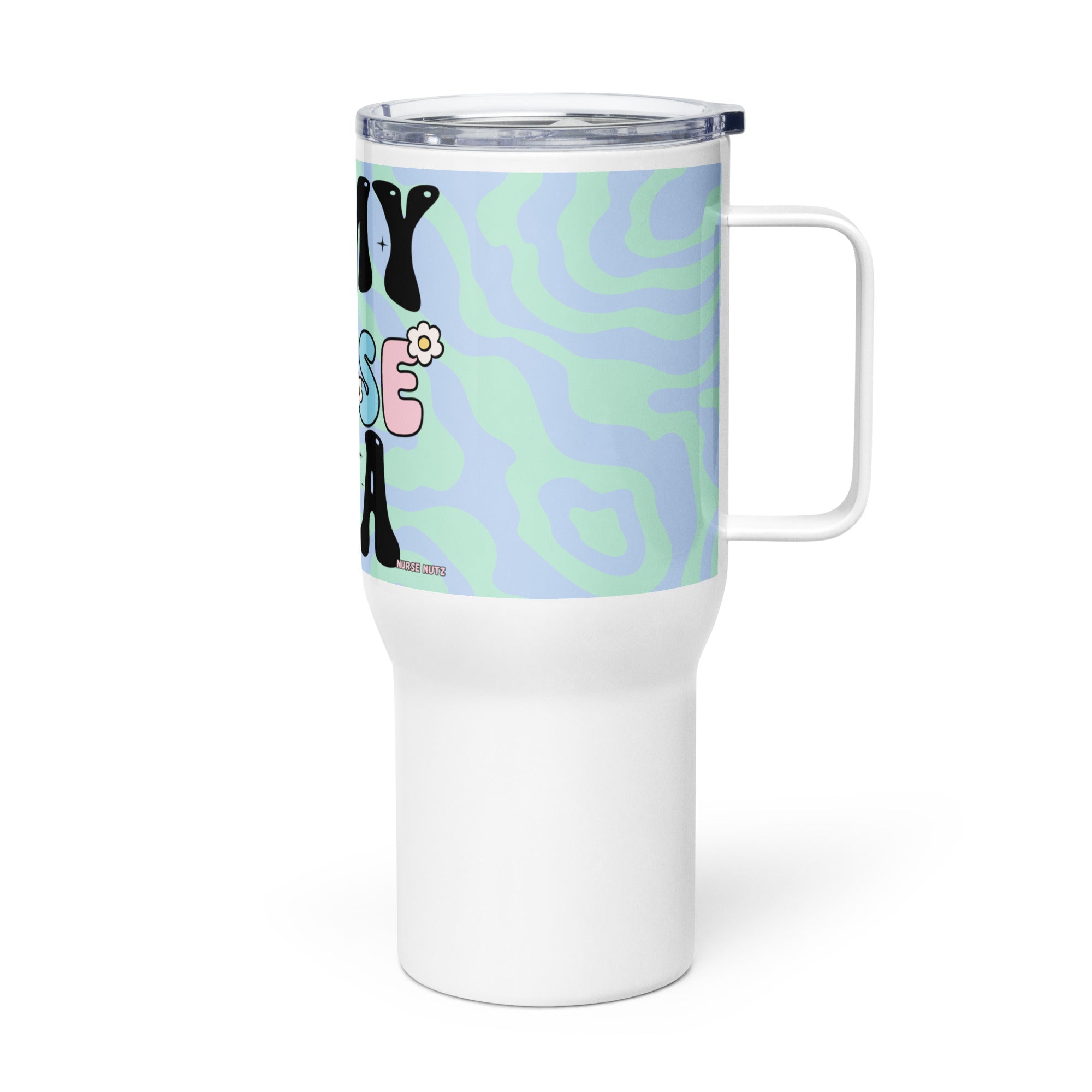 IN MY NURSE ERA (TIGER) - Nurse Tumbler (Travel Mug) With Handle