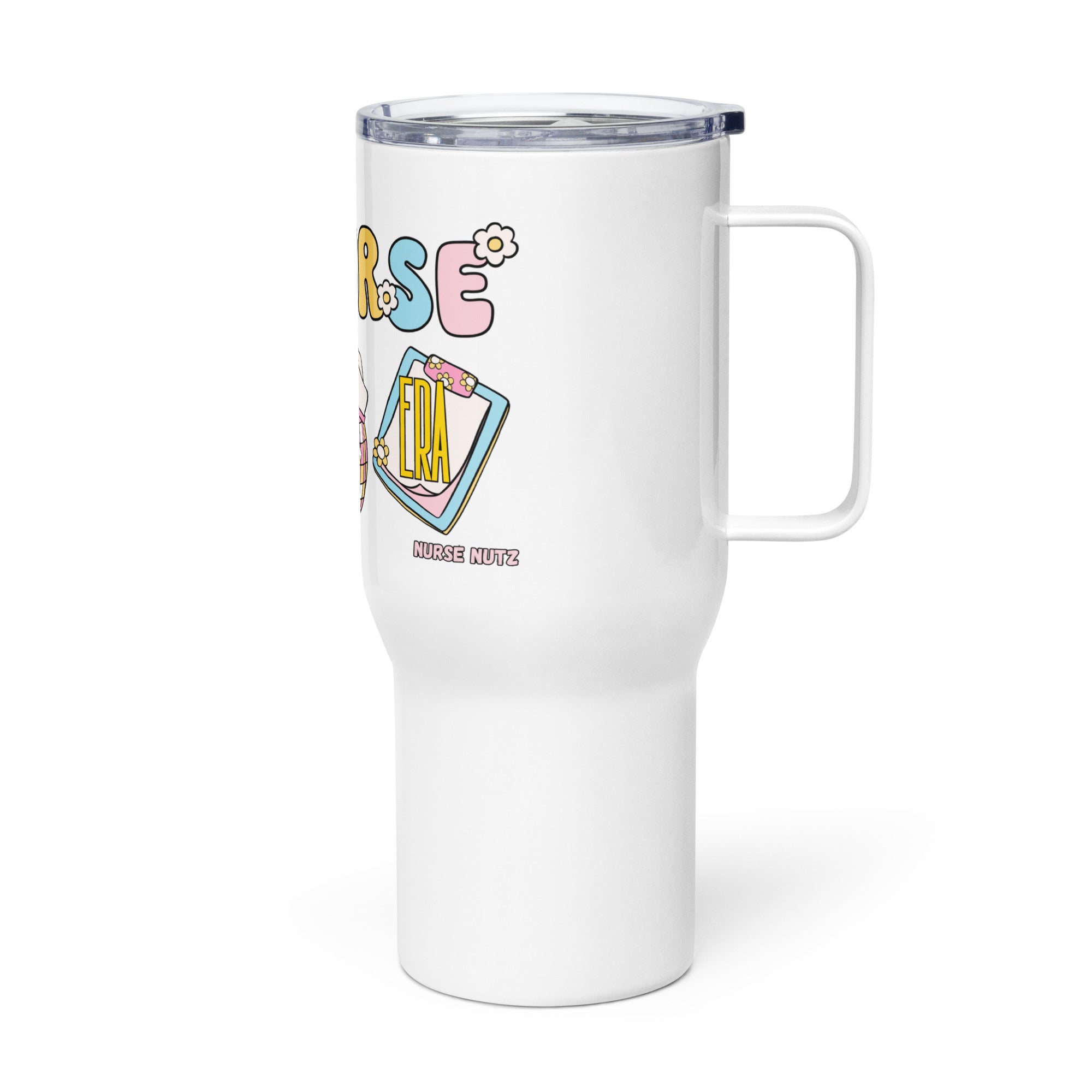 IN MY NURSE ERA (COMPLETE) - Nurse Tumbler (Travel Mug) With Handle