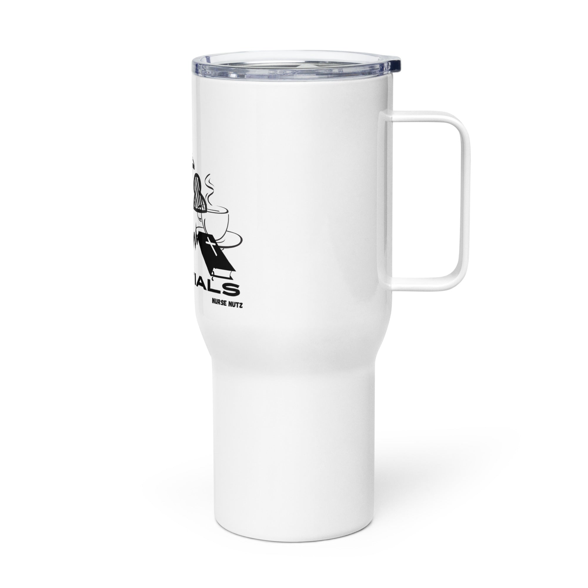 MY DAILY ESSENTIALS - Nurse Tumbler (Travel Mug) With Handle