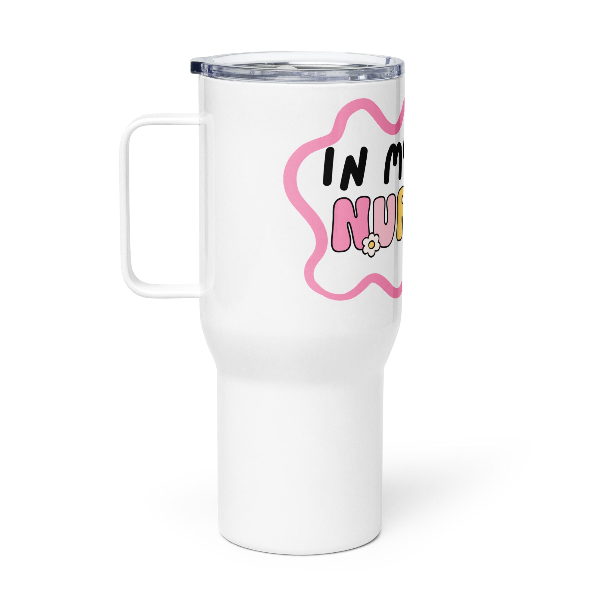 IN MY NURSE ERA (DISCO) - Nurse Tumbler (Travel Mug) With Handle