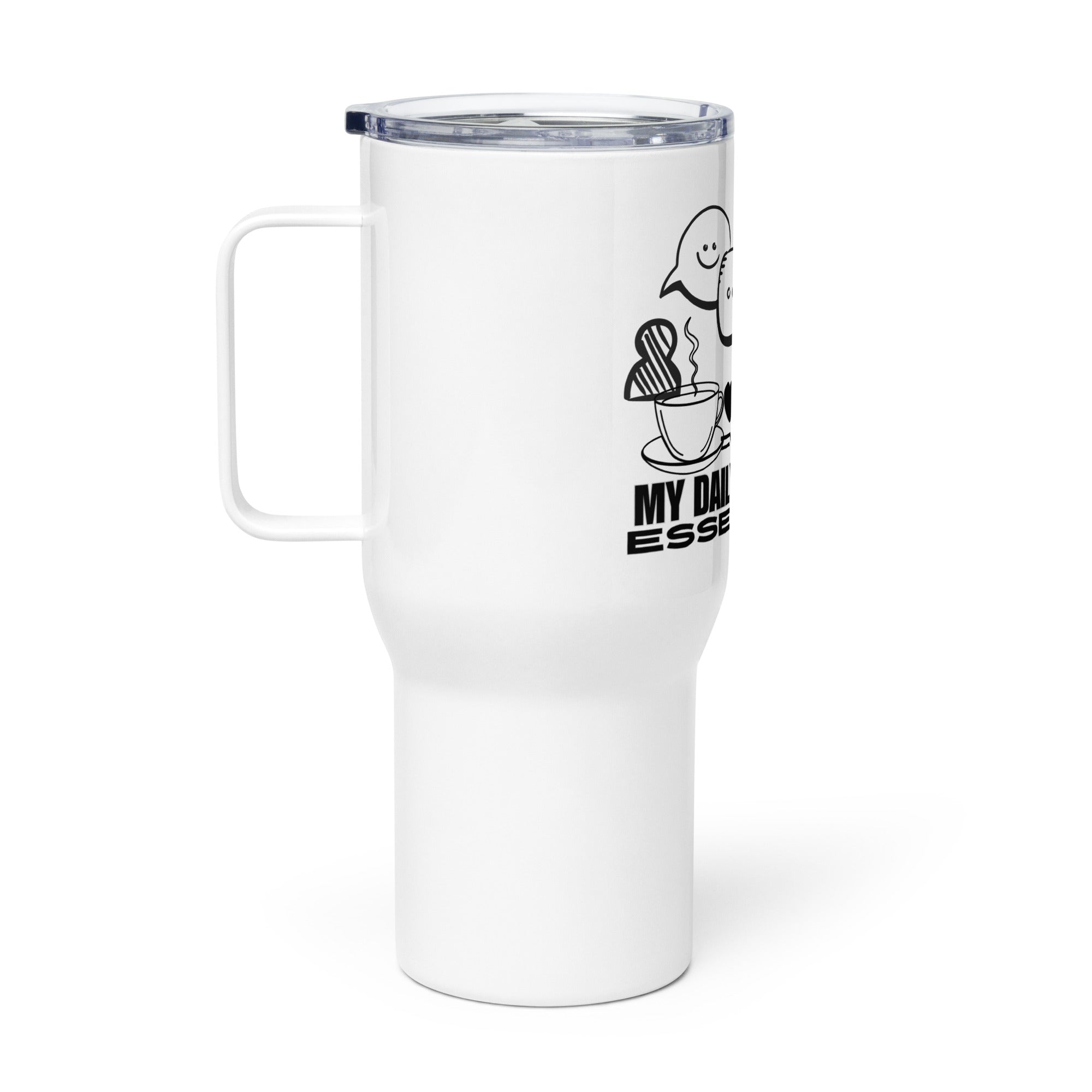 MY DAILY ESSENTIALS - Nurse Tumbler (Travel Mug) With Handle