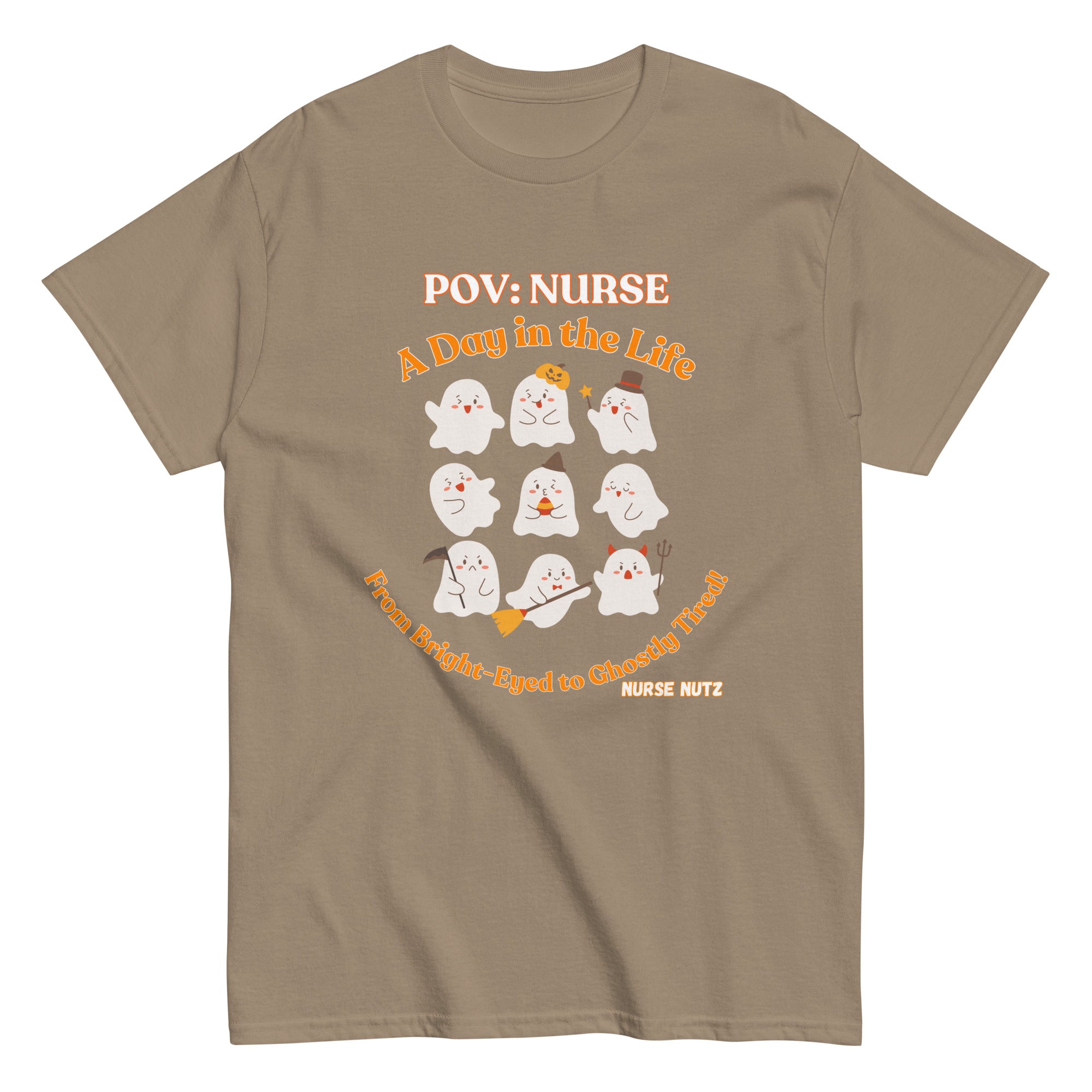 POV Nurse: A Day in the Life - From Bright Eyed to Ghostly Tired! - Nurse Unisex Classic Tee