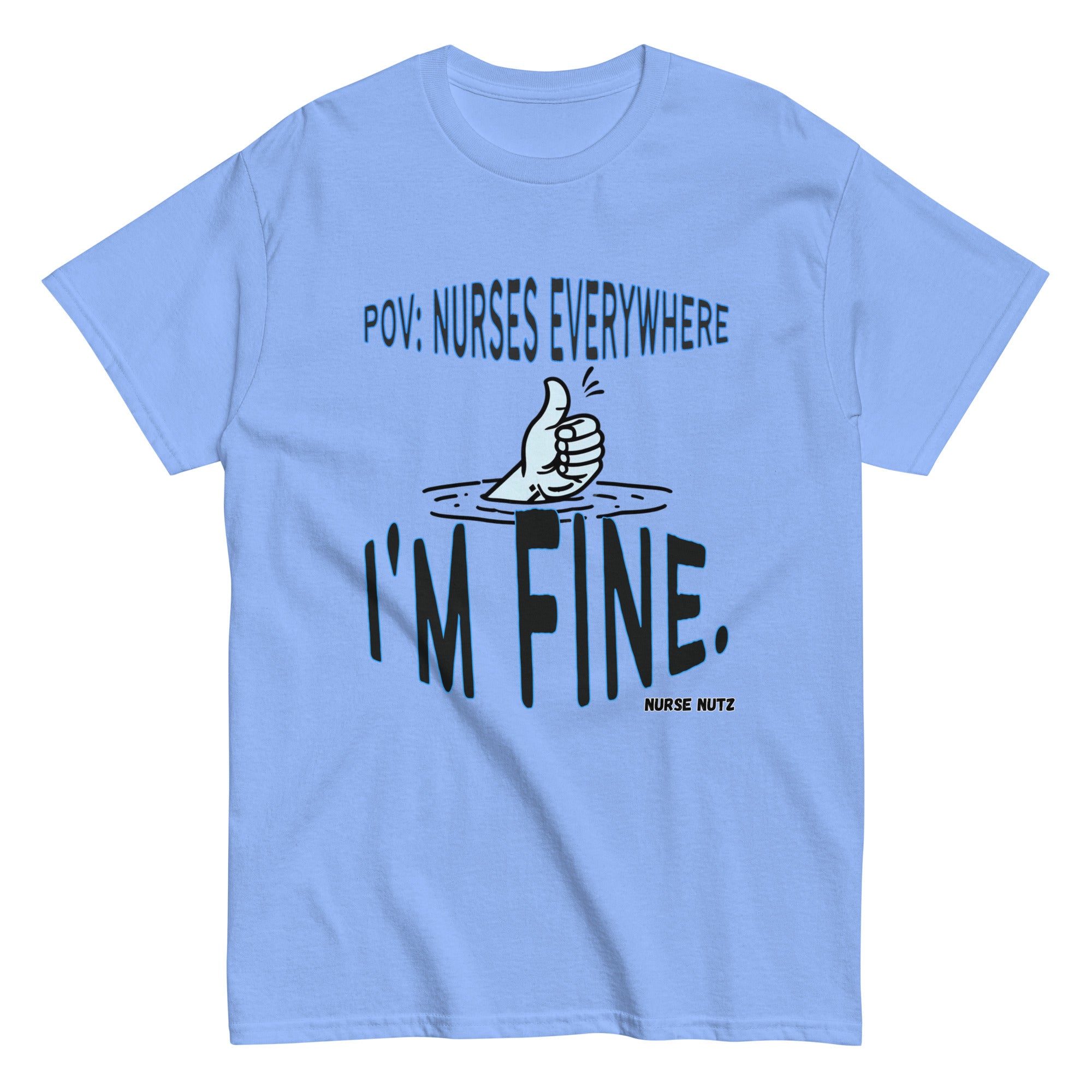 POV: Nurses Everywhere - I'm Fine. - Nurse Unisex Classic Tee