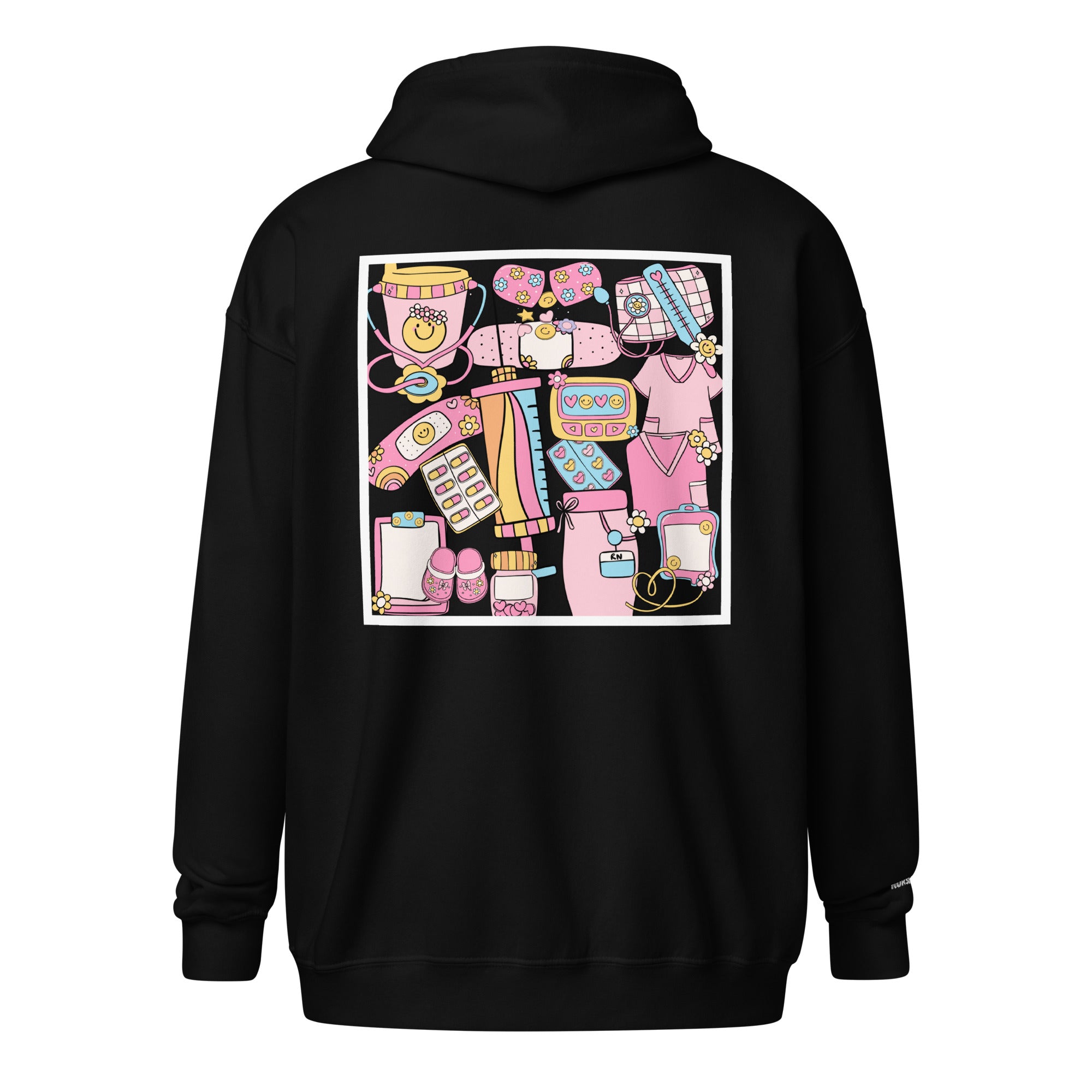 Vibrant Nurse - Nurse Jacket (Unisex Double-Sided Zip Hoodie)