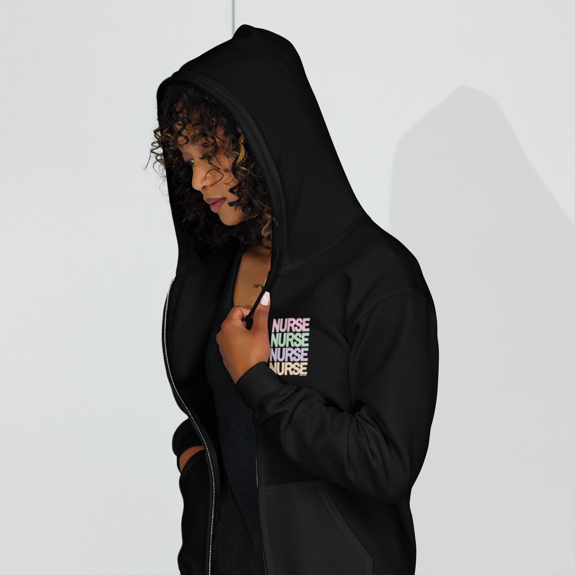 Nurse4 - Nurse Jacket (Unisex Double-Sided Zip Hoodie)