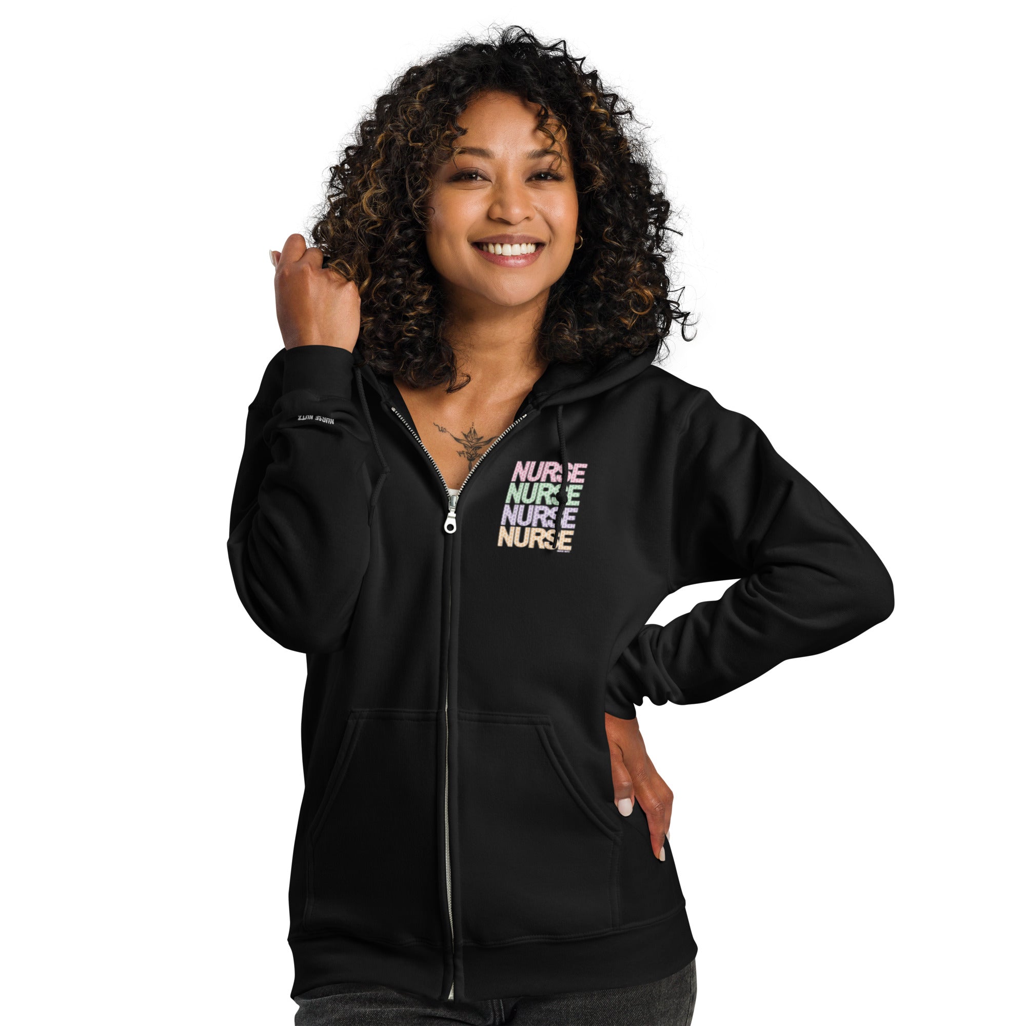 Nurse4 - Nurse Jacket (Unisex Double-Sided Zip Hoodie)