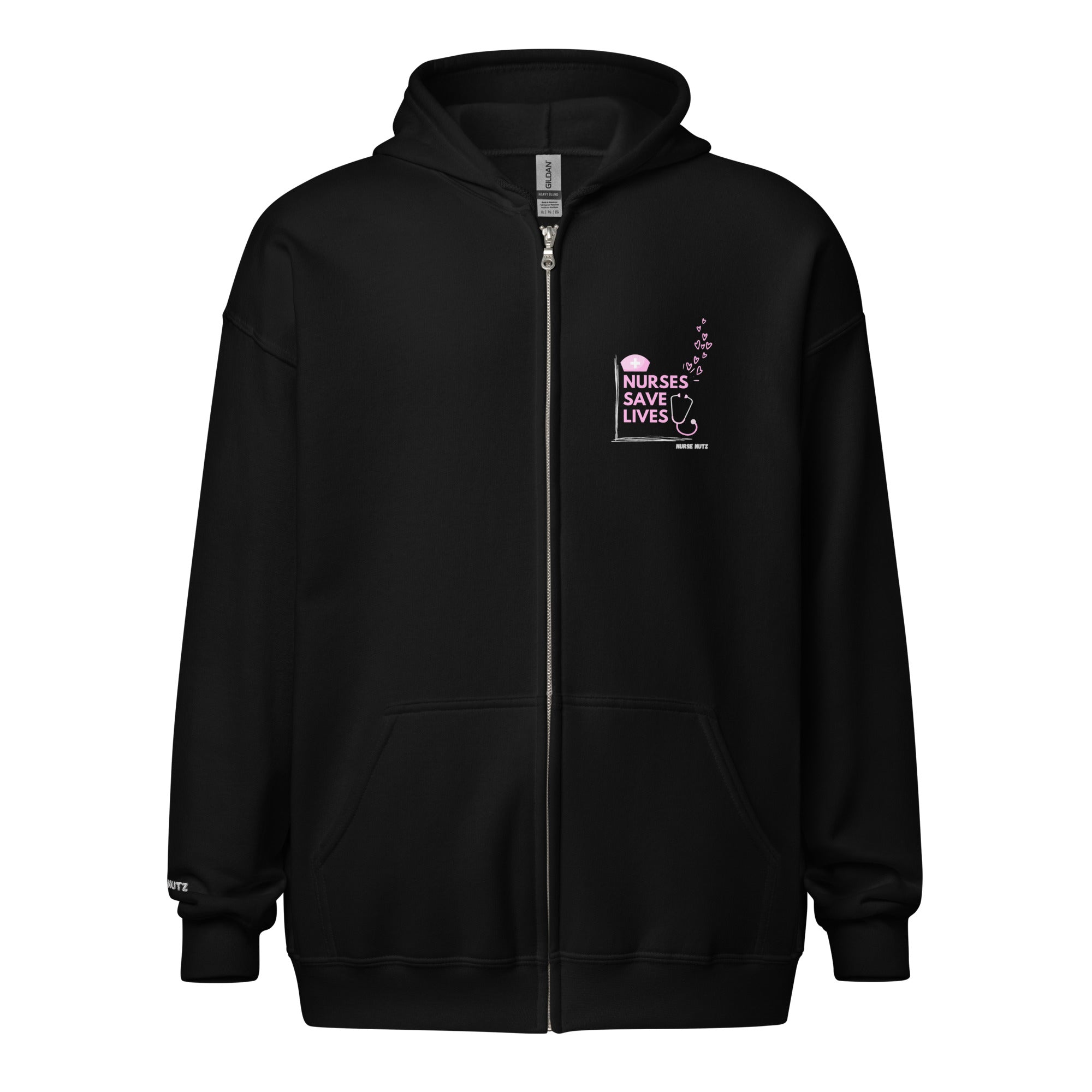 Nurses Save Lives - Nurse Jacket (Unisex Zip Hoodie)