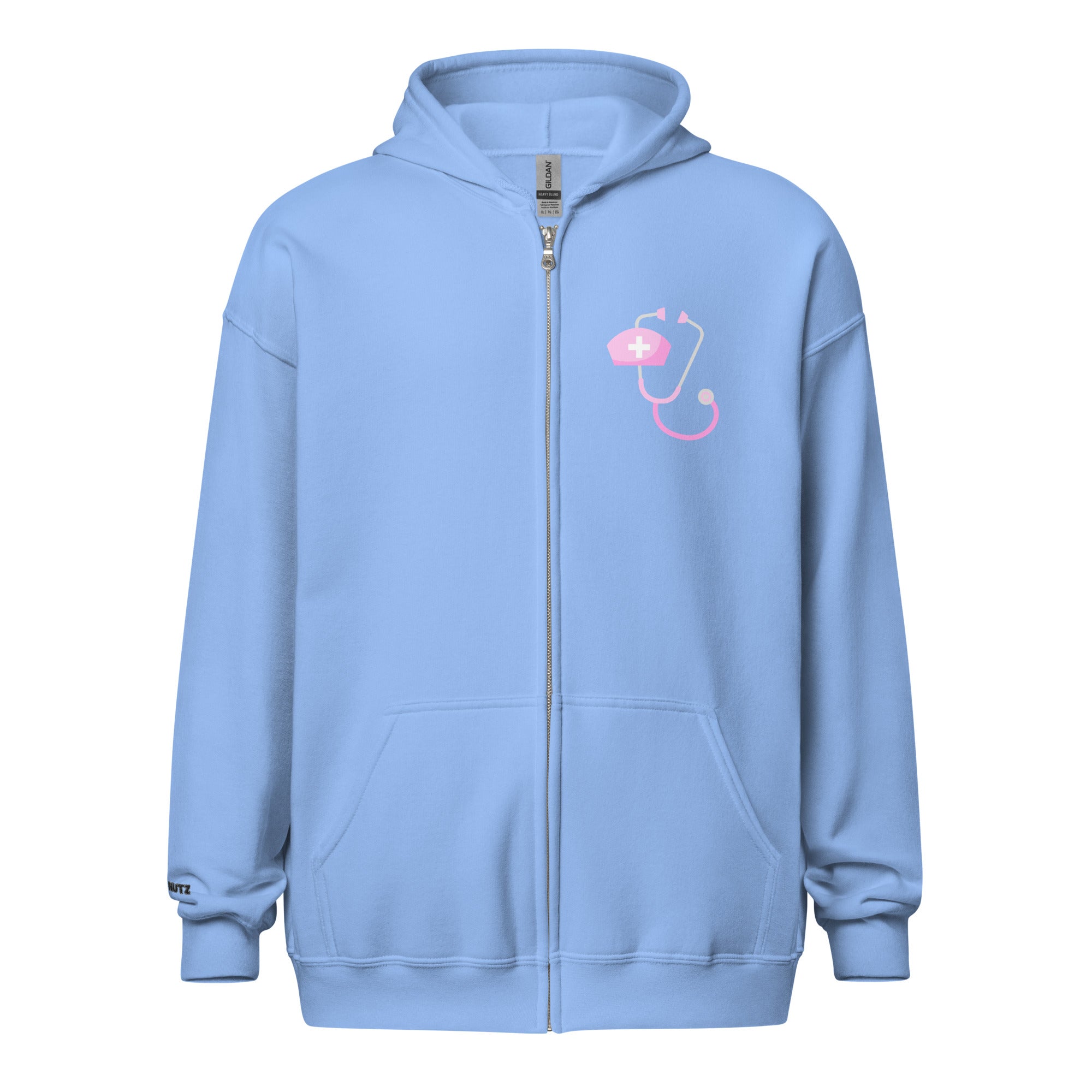 Nurses Save Lives - Nurse Jacket (Unisex Double-Sided Zip Hoodie)